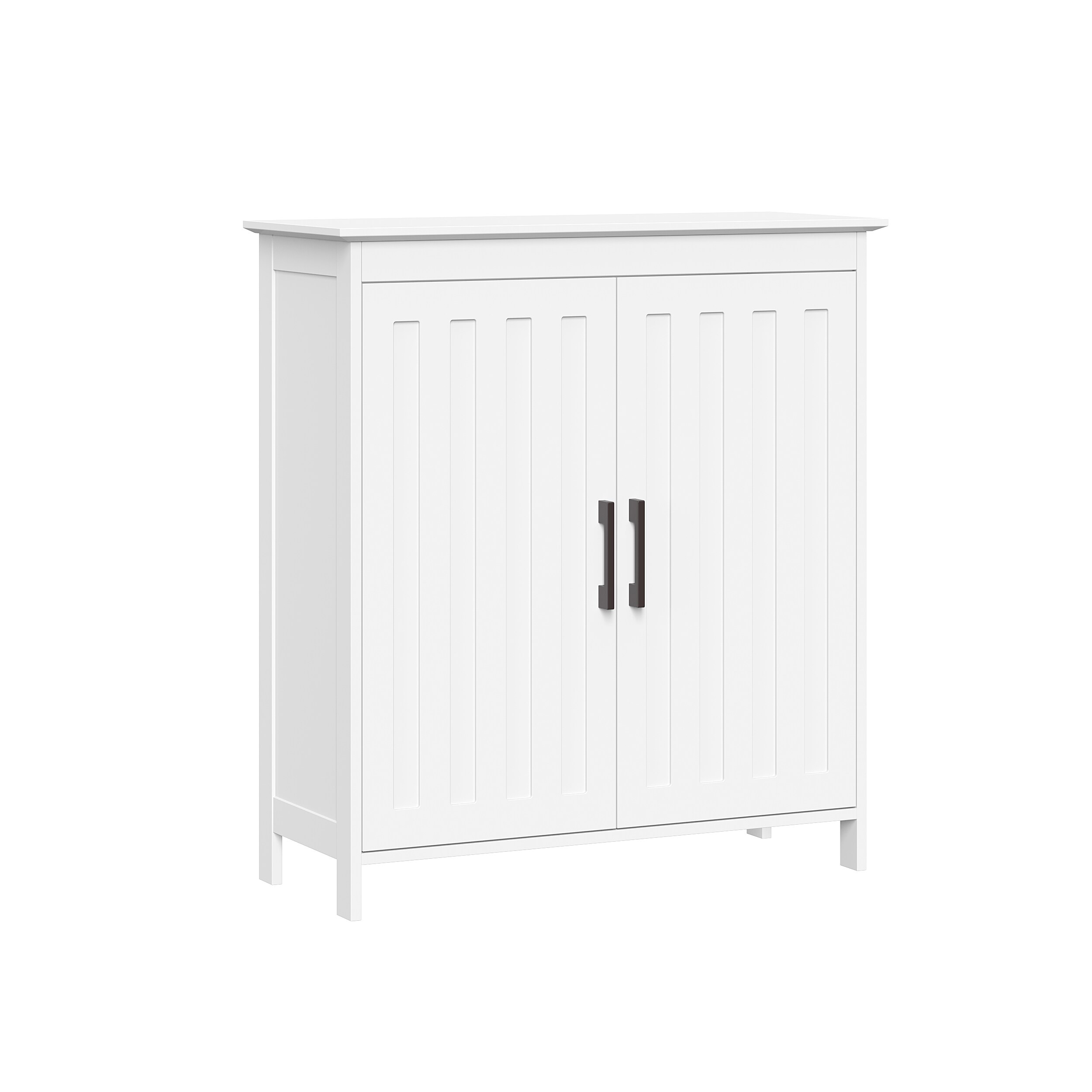 RiverRidge Monroe 27.25-in X 29.88-in X 11-in White Freestanding Soft ...