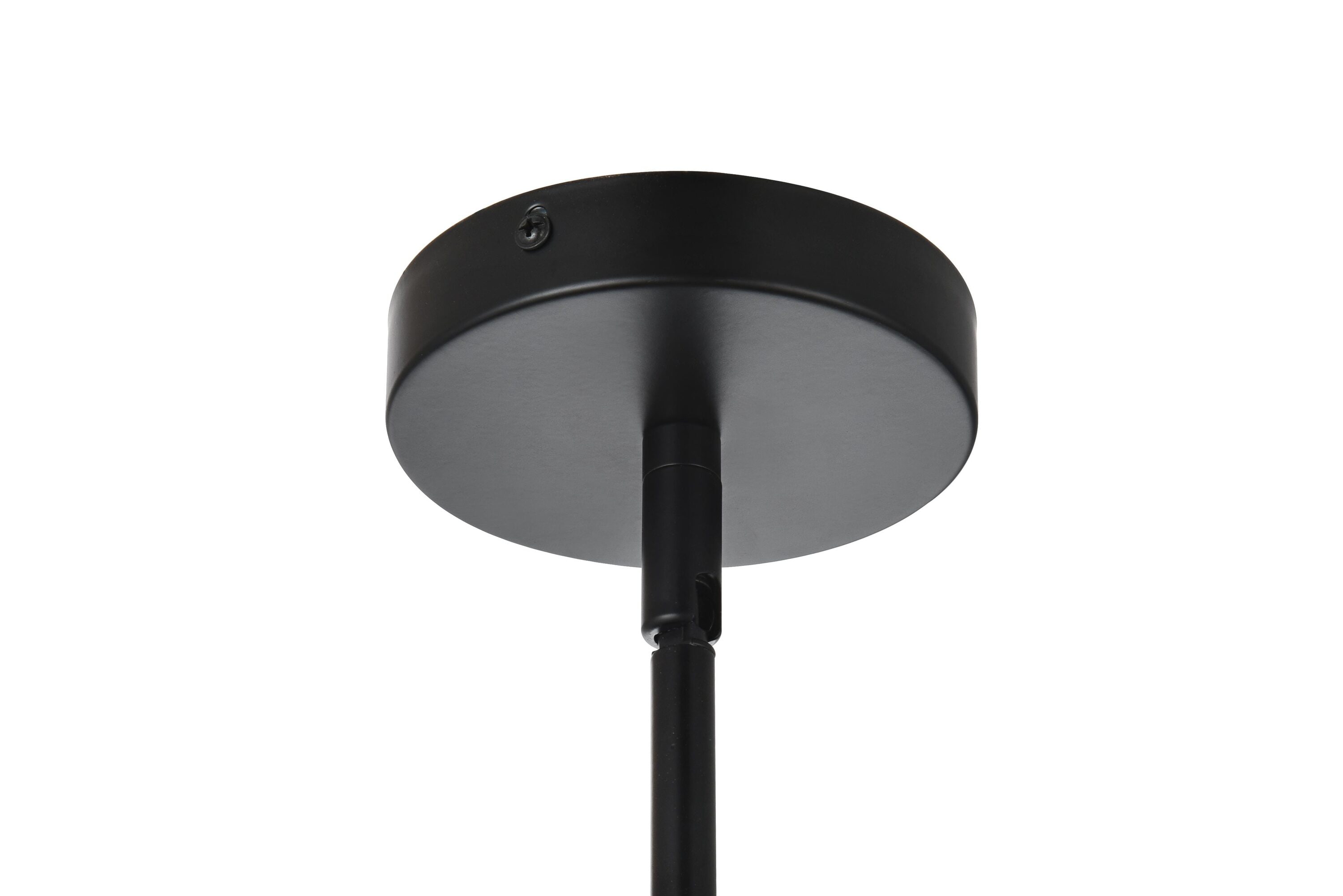Sienna 42-Inch Black Crystal Rod Pendant Light