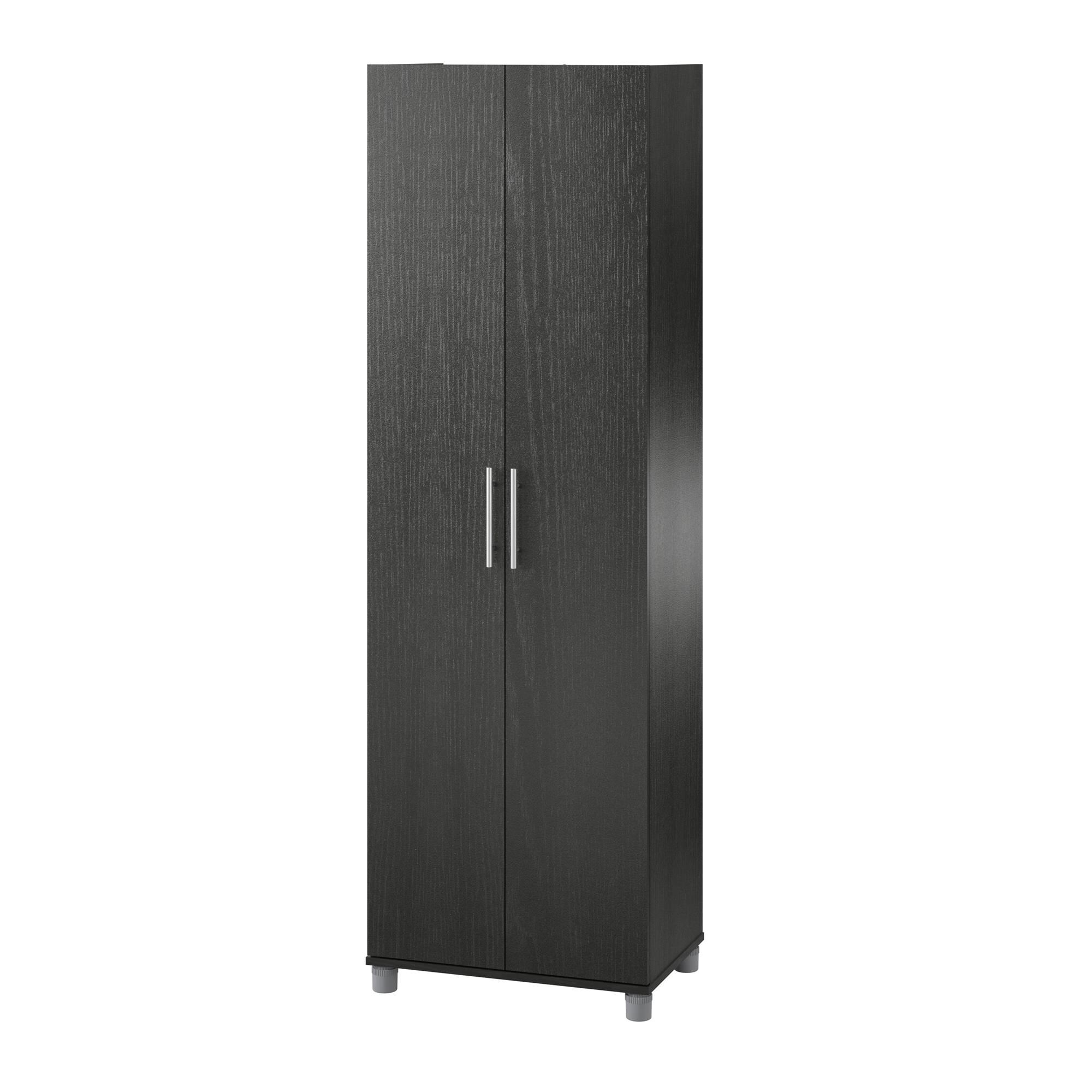 24 Welby 1 Drawer and 2 Doors Base Storage Cabinet Black - Room & Joy