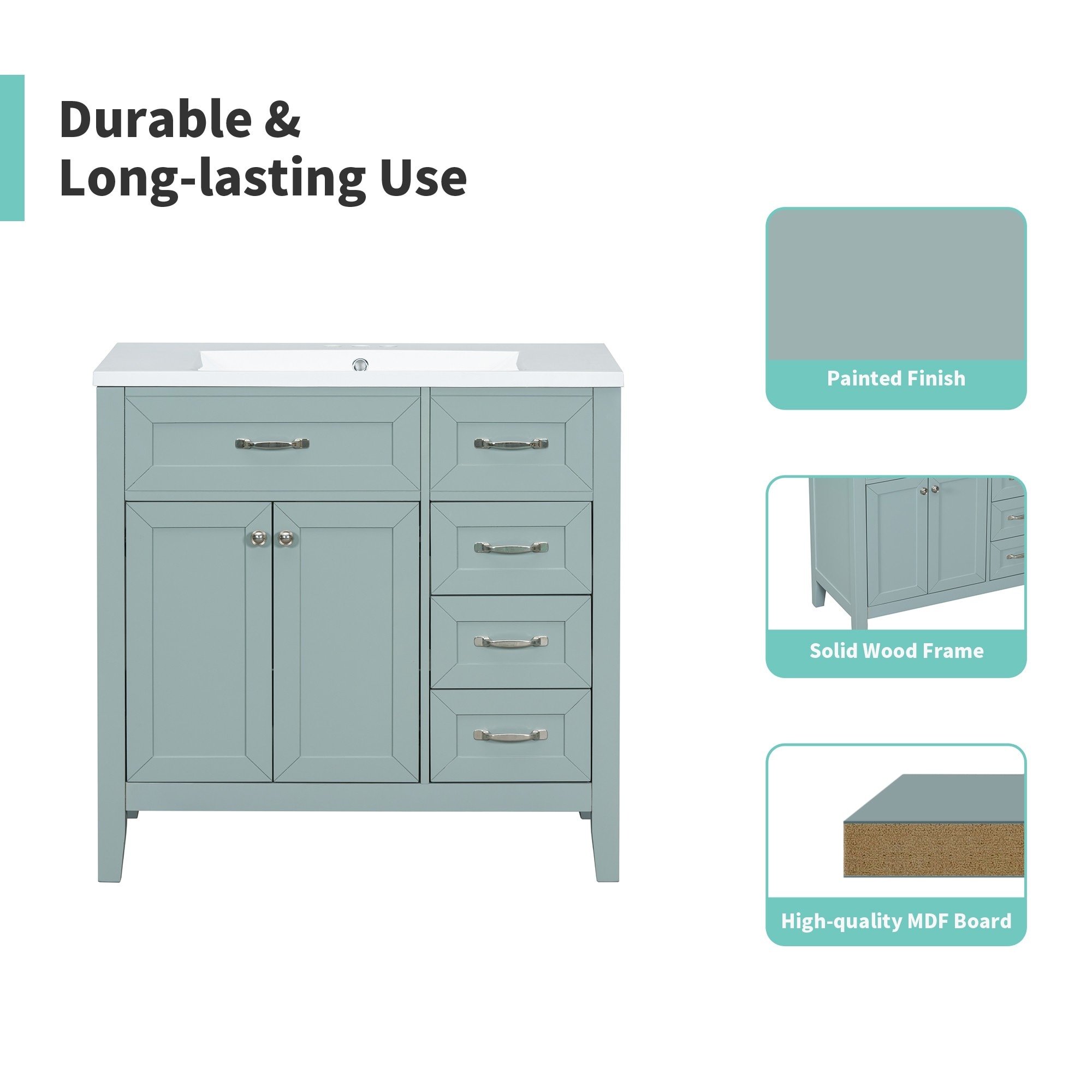 Dexmalle N725P246491G Bath-Vanity-Combo - View #9