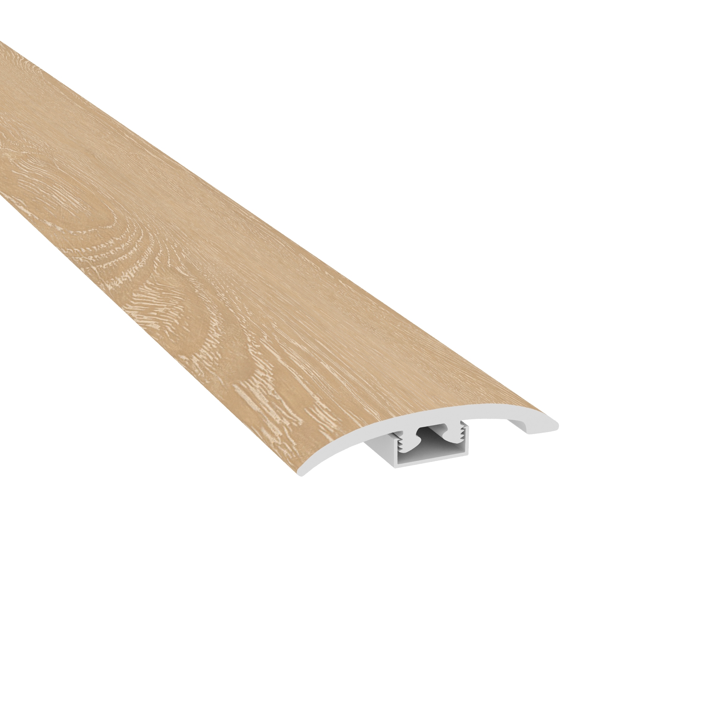 CALI 7904520623 Tan 1/4-in T x 1-4/5-in W x 72.83-in L Prefinished PVC Multi-purpose Floor Moulding Trim