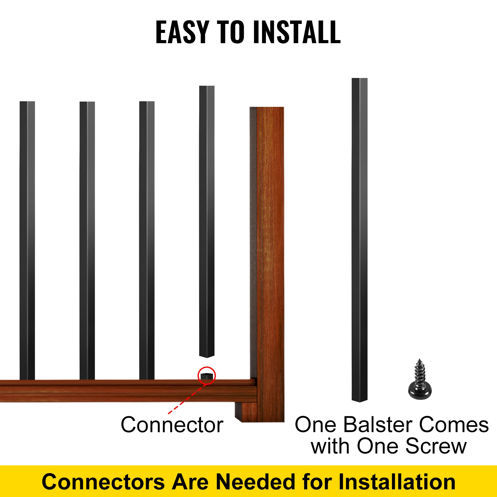 VEVOR HJYCFXLG322P5YEEEV0 balusters - View #7