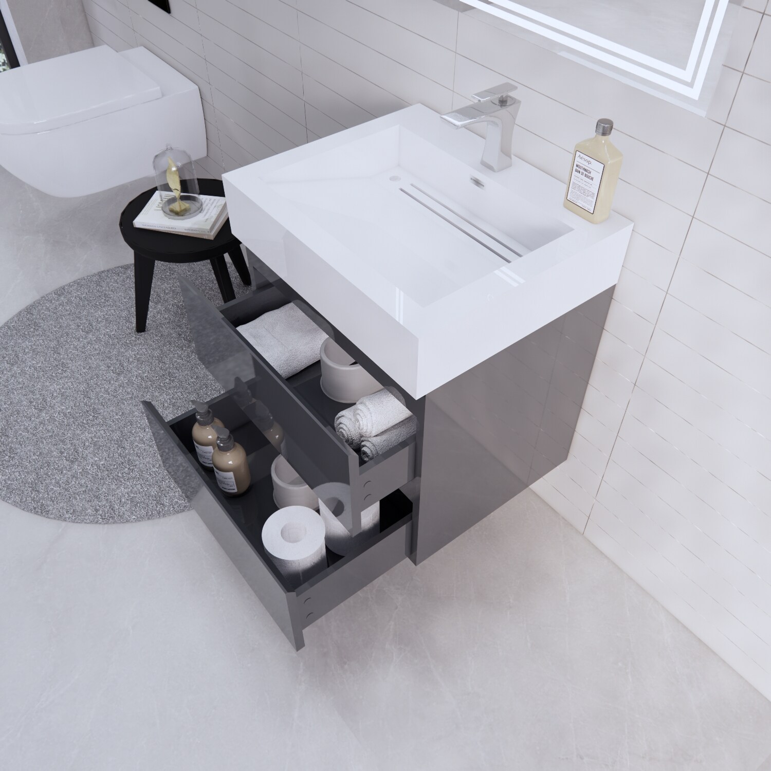 BV Better Vanity BTB-24-GR Bath-Vanity-Combo - View #6