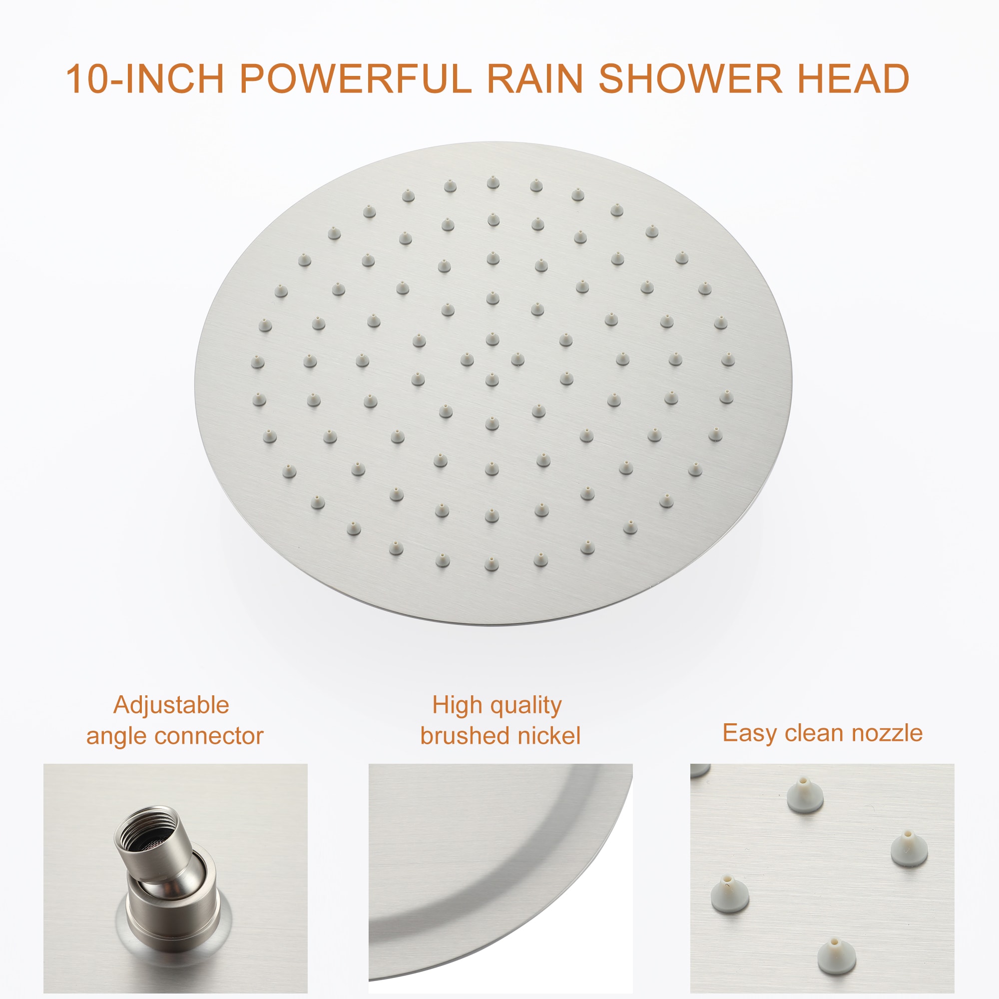 Clihome SMD-88040BN-10 Showerhead-Bar-Panels - View #7