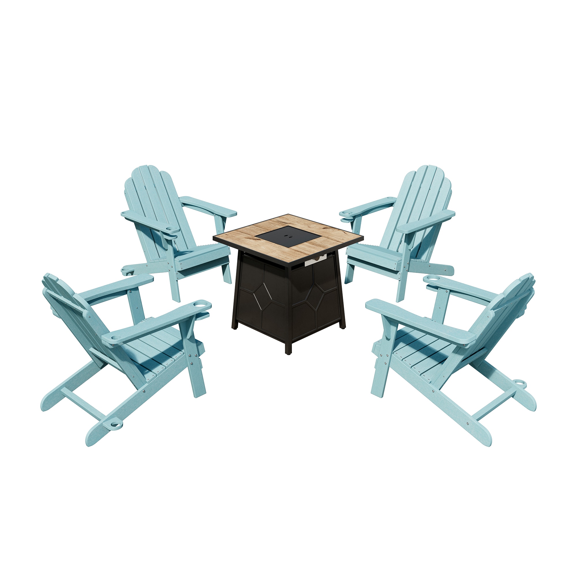 Mondawe MO-02ATE5 5 -Piece Patio Conversation Set