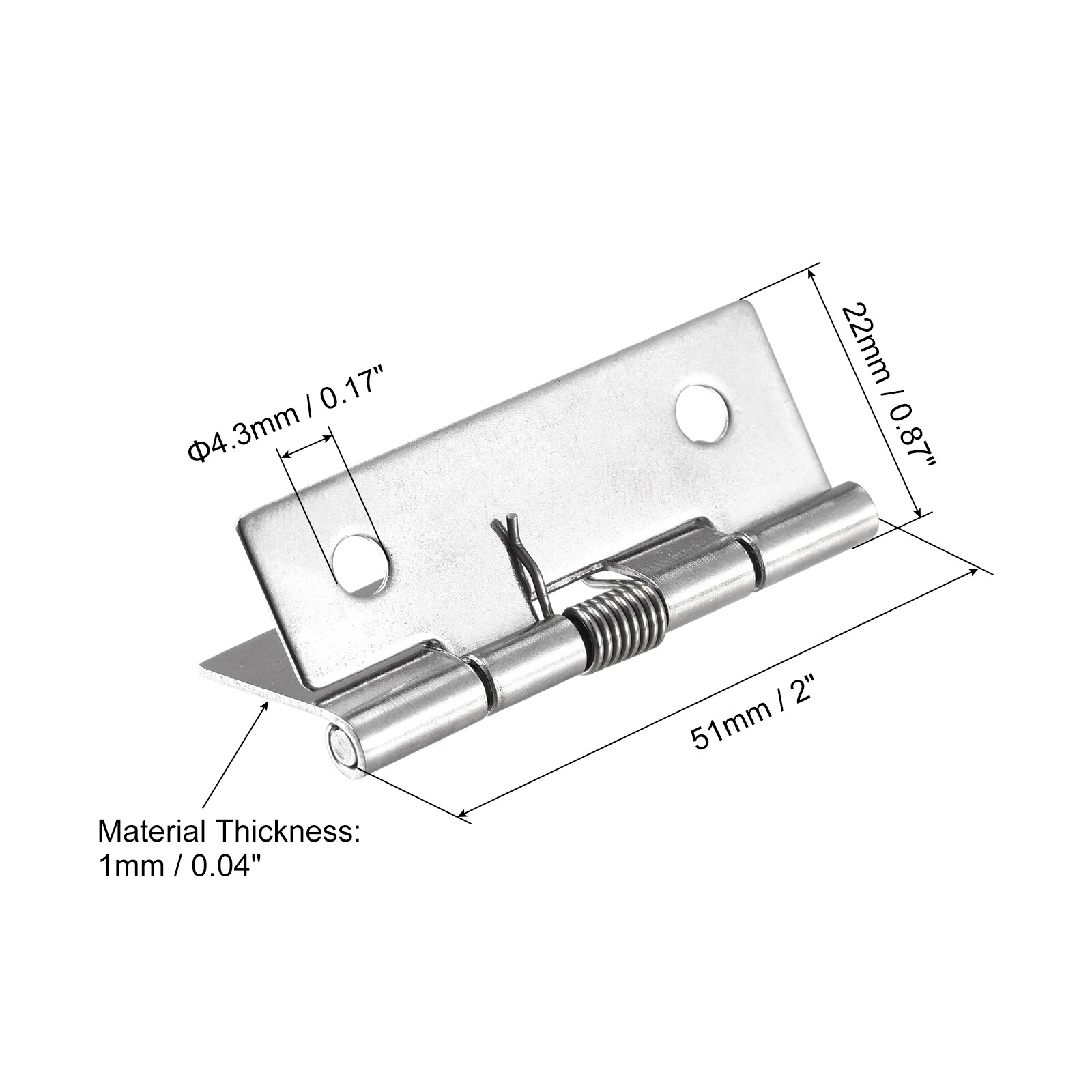 Unique Bargains S25093000UX6711 Entry-Door-Hinges - View #2