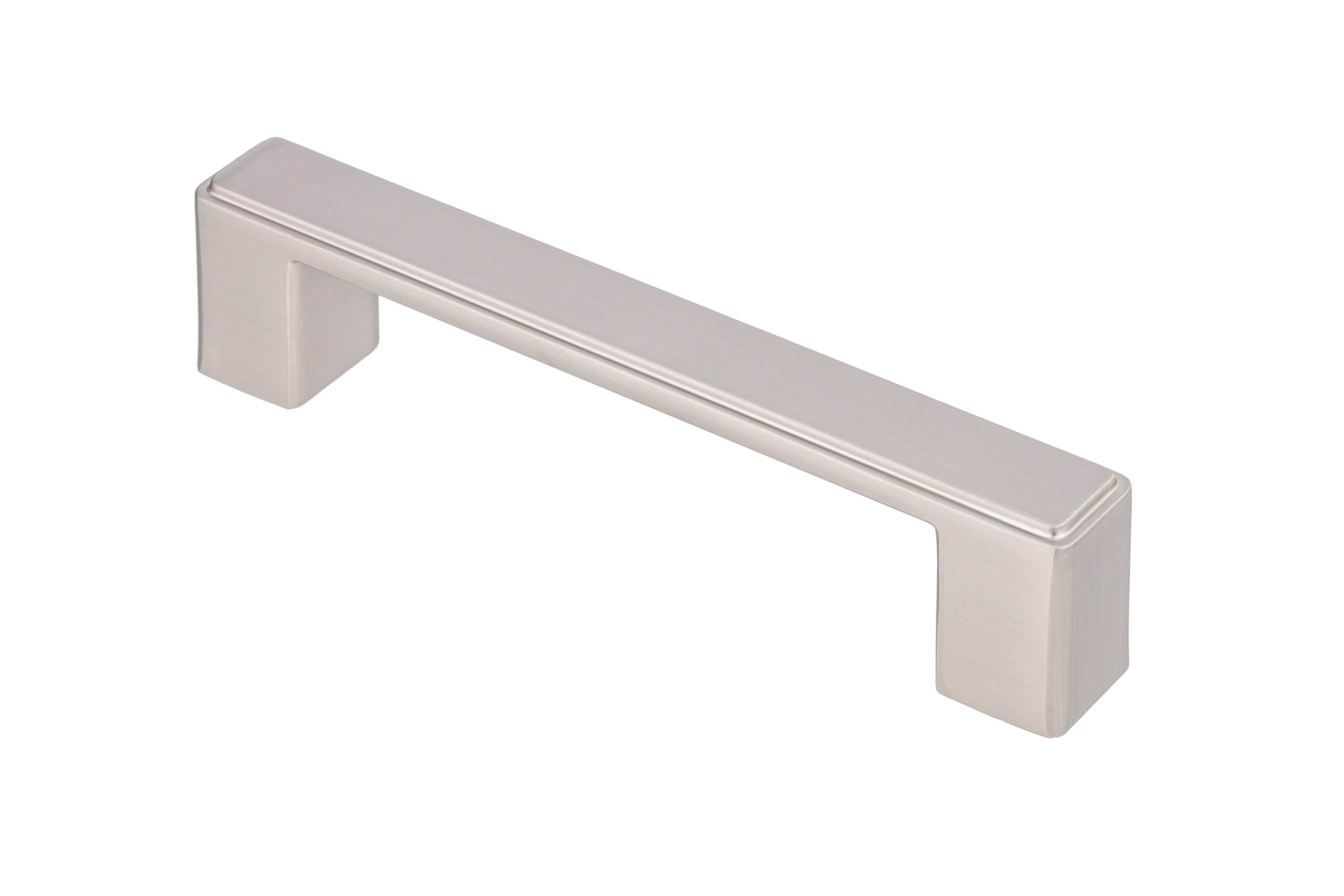 Kingsman Hardware Nepoli series 5-in (128Mm) Center to Center Brushed Nickel Rectangular Bar Drawer Pulls (50-Pack) NEPOLI-5-50 Sansujyuku sansujyuku.com