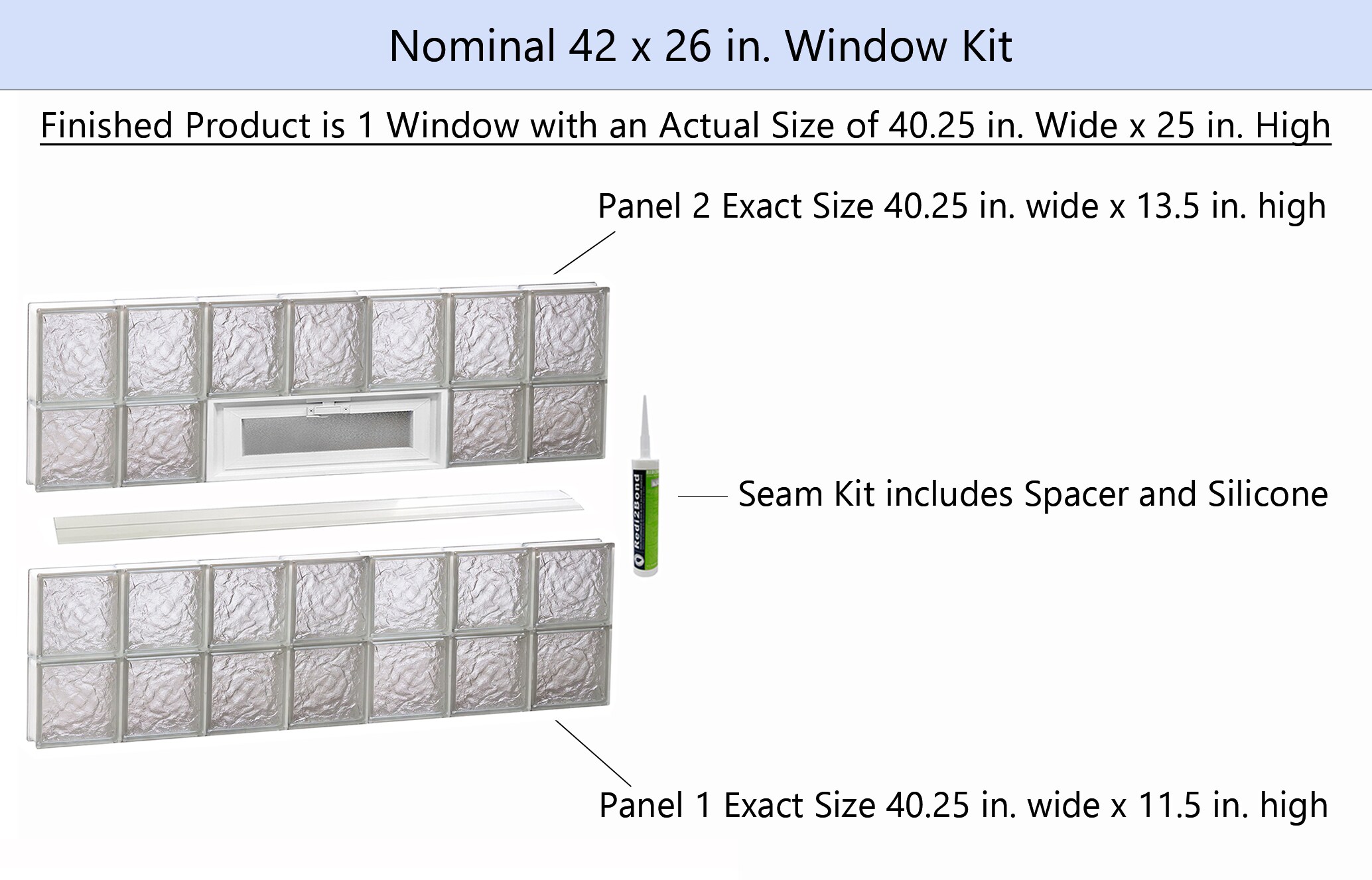 REDI2SET V4226IS Glass-Block-Windows - View #2
