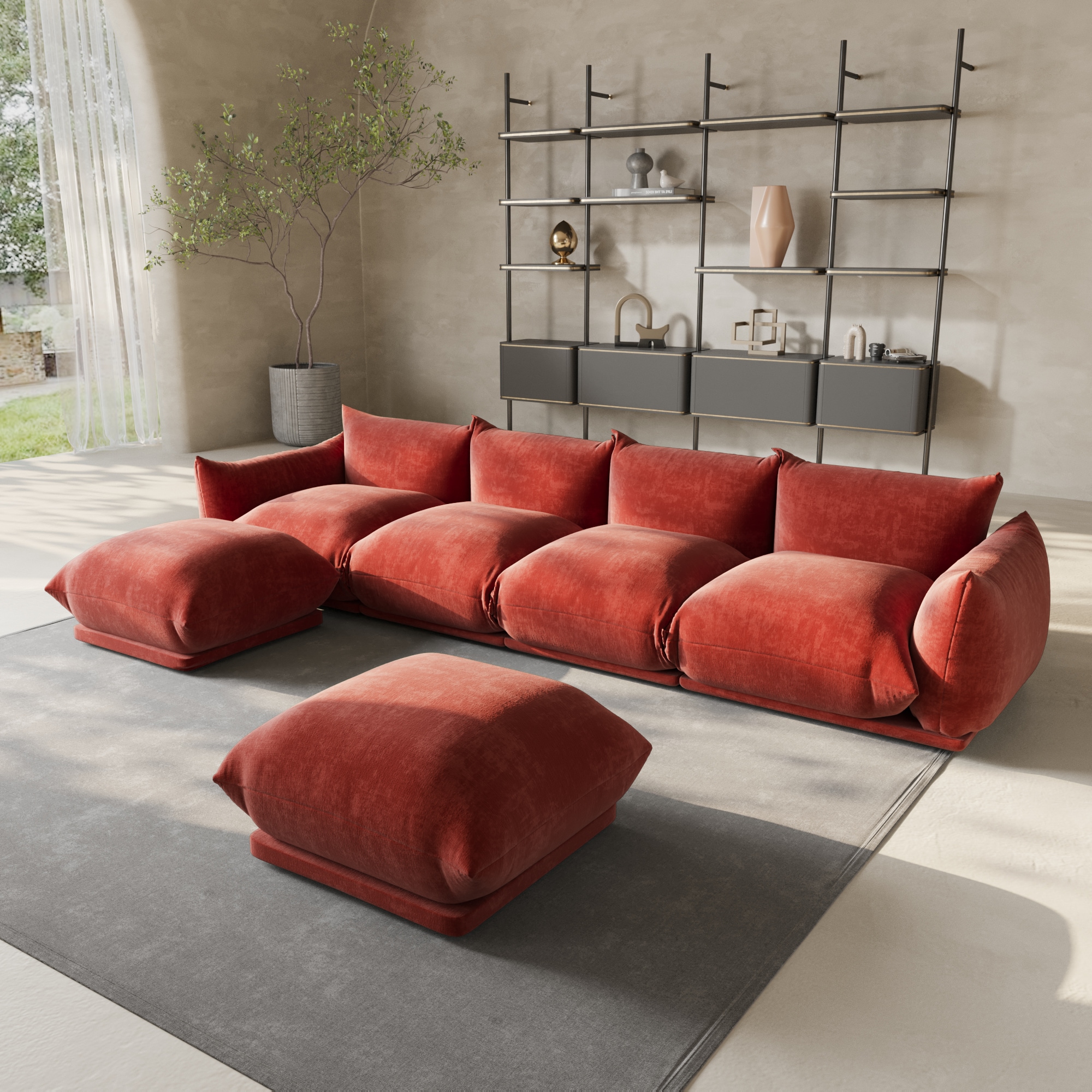 BuotiqHom DH-A-119OR-S4+2 Sofas-Loveseats - View #2