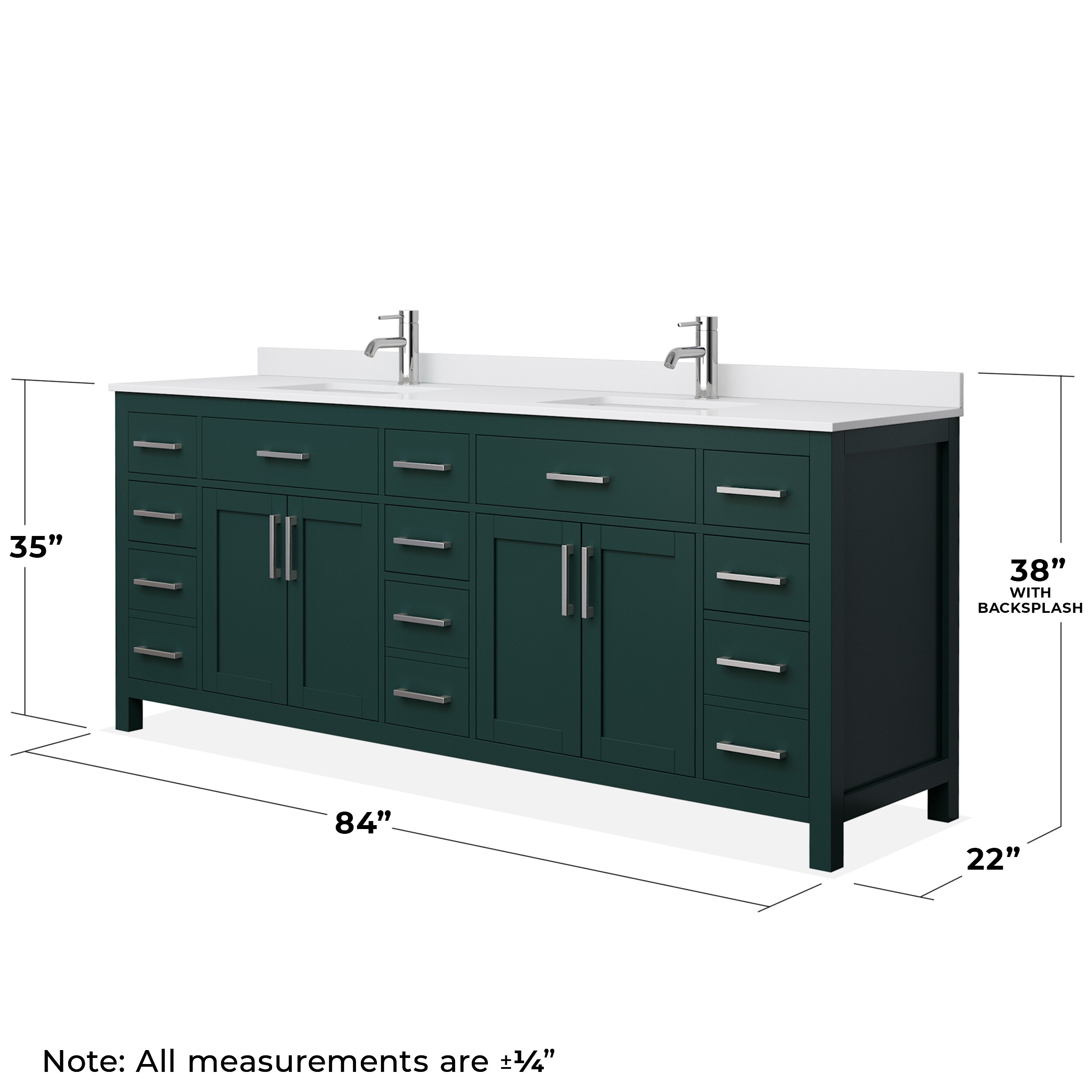 Wyndham Collection WCG242484DGEWCUNSMXX Bath-Vanity-Combo - View #5