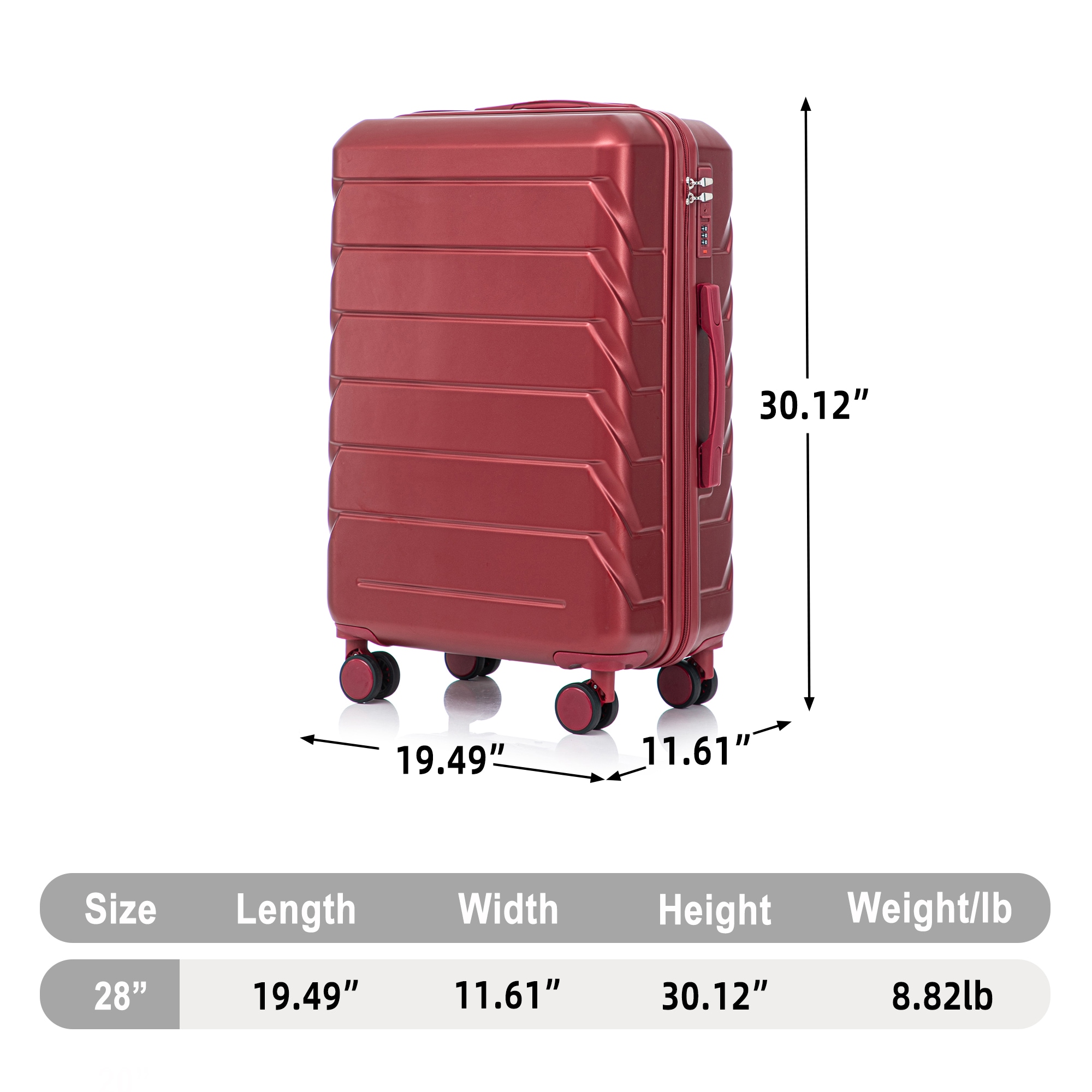ModernLuxe L3P-W2787P437259 Luggage-And-Luggage-Sets - View #5