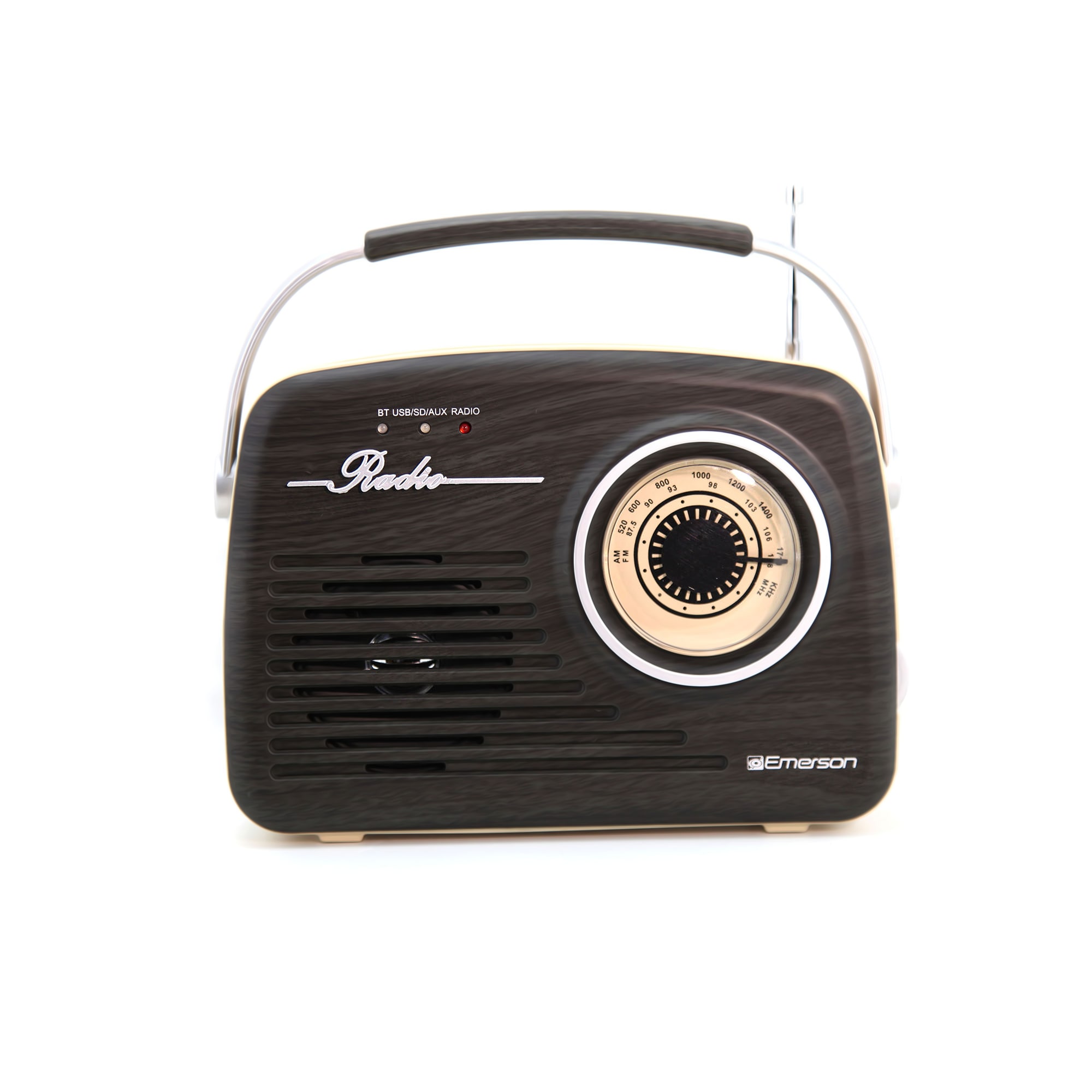 Emerson EAS-3002-ESPRESSO AM/FM radio Brown