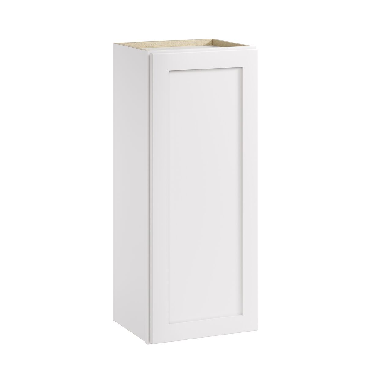 Whalen CLICK-IT Enfield 15-in W x 30-in H x 12-in D Classic White Birch Wall Ready To Assemble Plywood Cabinet (Raised Panel Shaker Door Style)