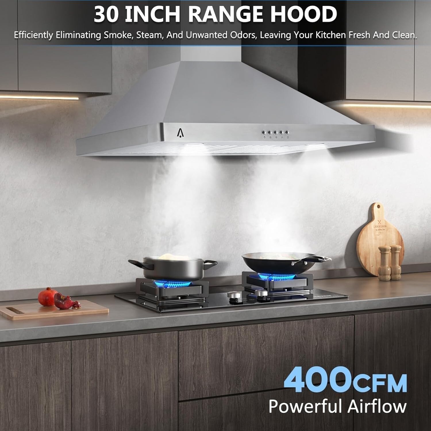 Qeetex 1LSHQQPHO-1311X10L Undercabinet-Range-Hoods - View #5