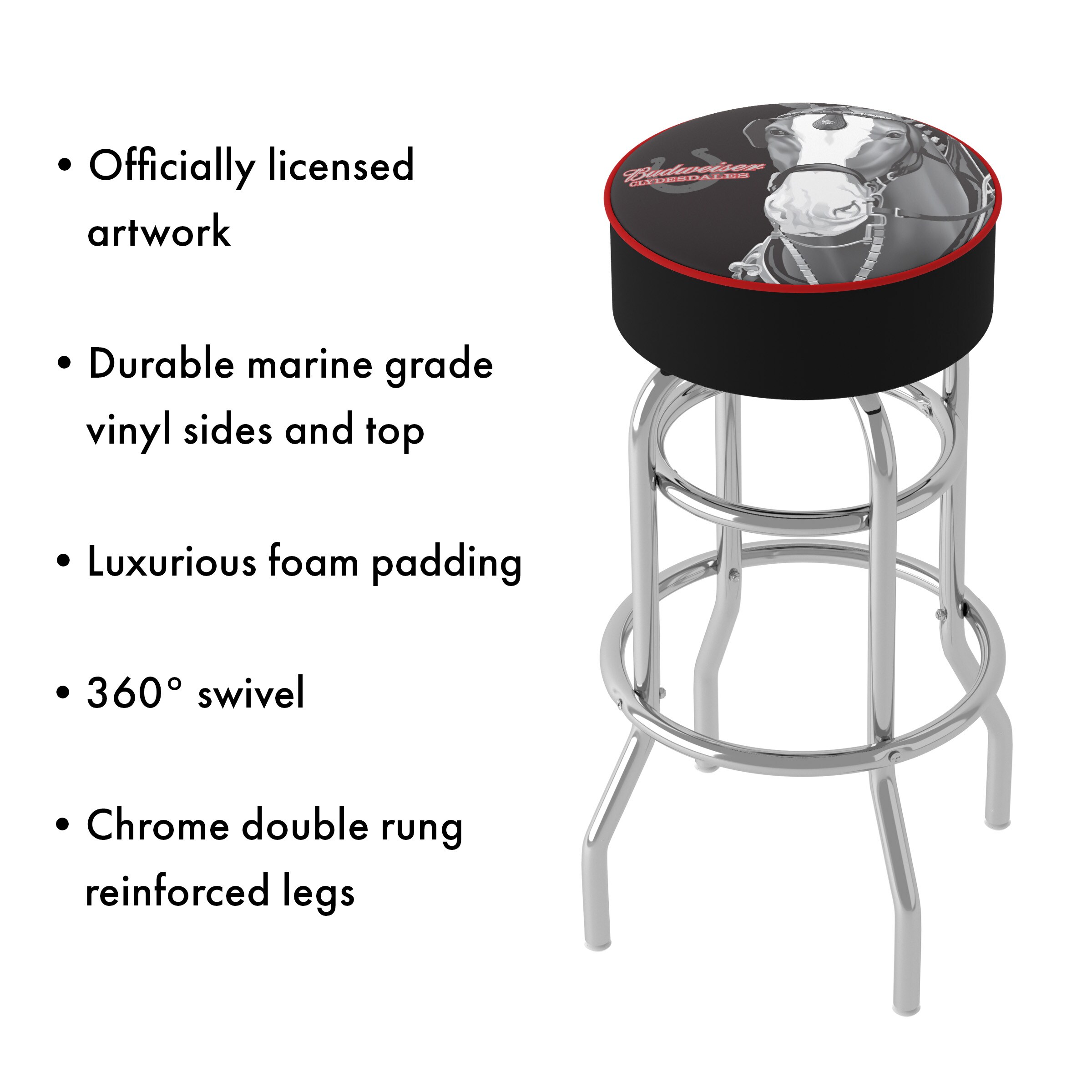 Trademark Gameroom AB1000-CLY-B stools - View #3