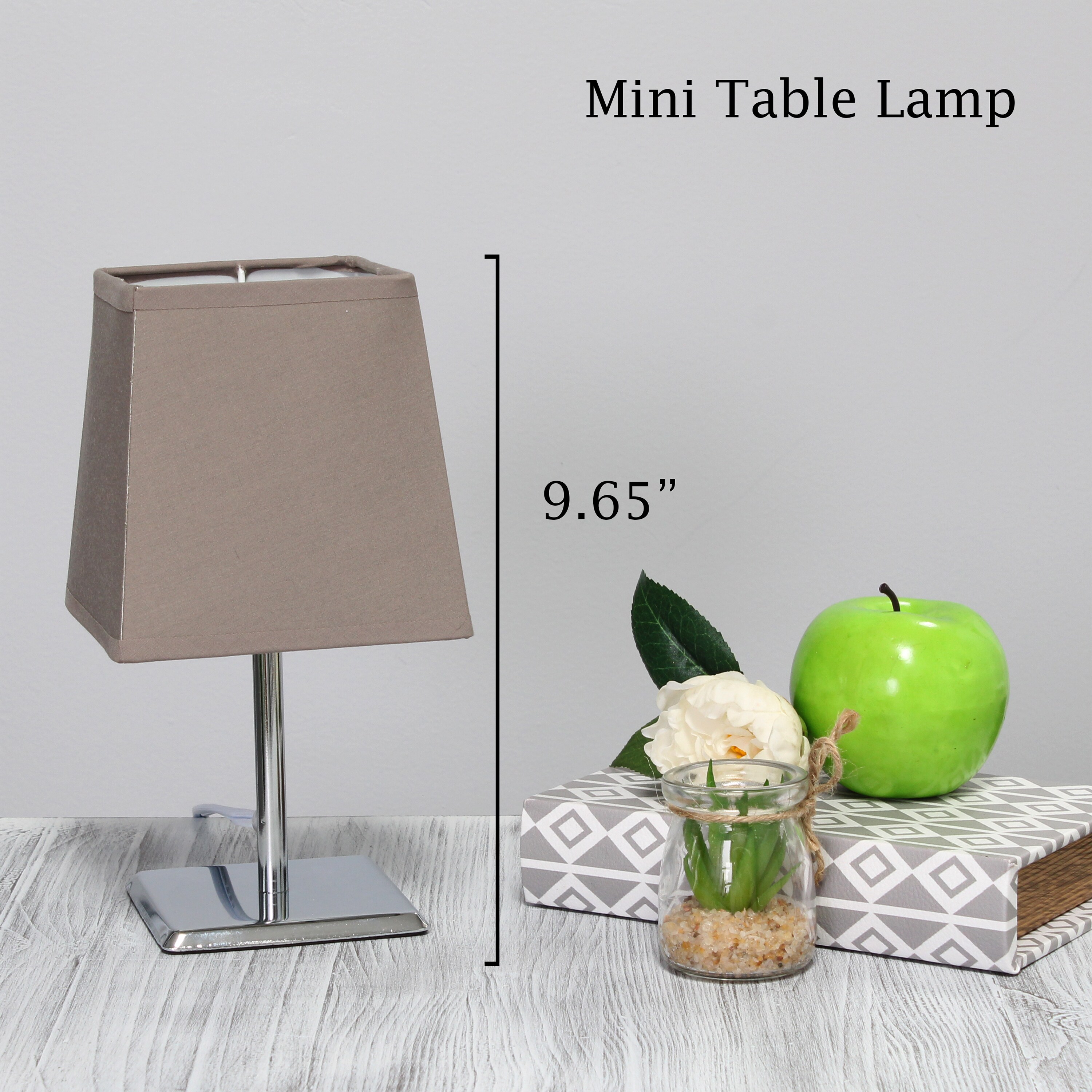 Simple Designs LT2062-GRY Table-Lamps - View #3