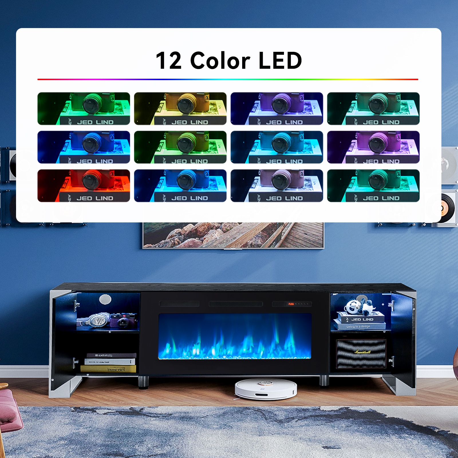 AOXUN AX-30970B Electric-Fireplaces - View #5