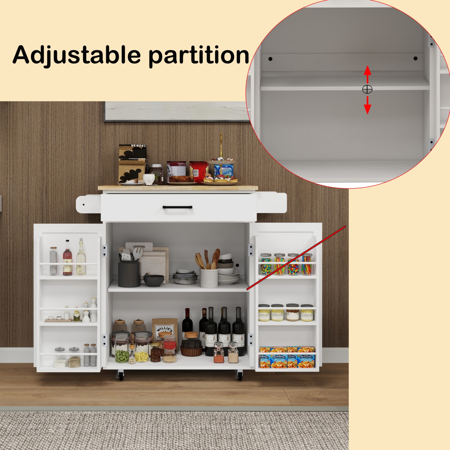 Streamdale Furniture W282P163314 Kitchen-Furniture - View #5