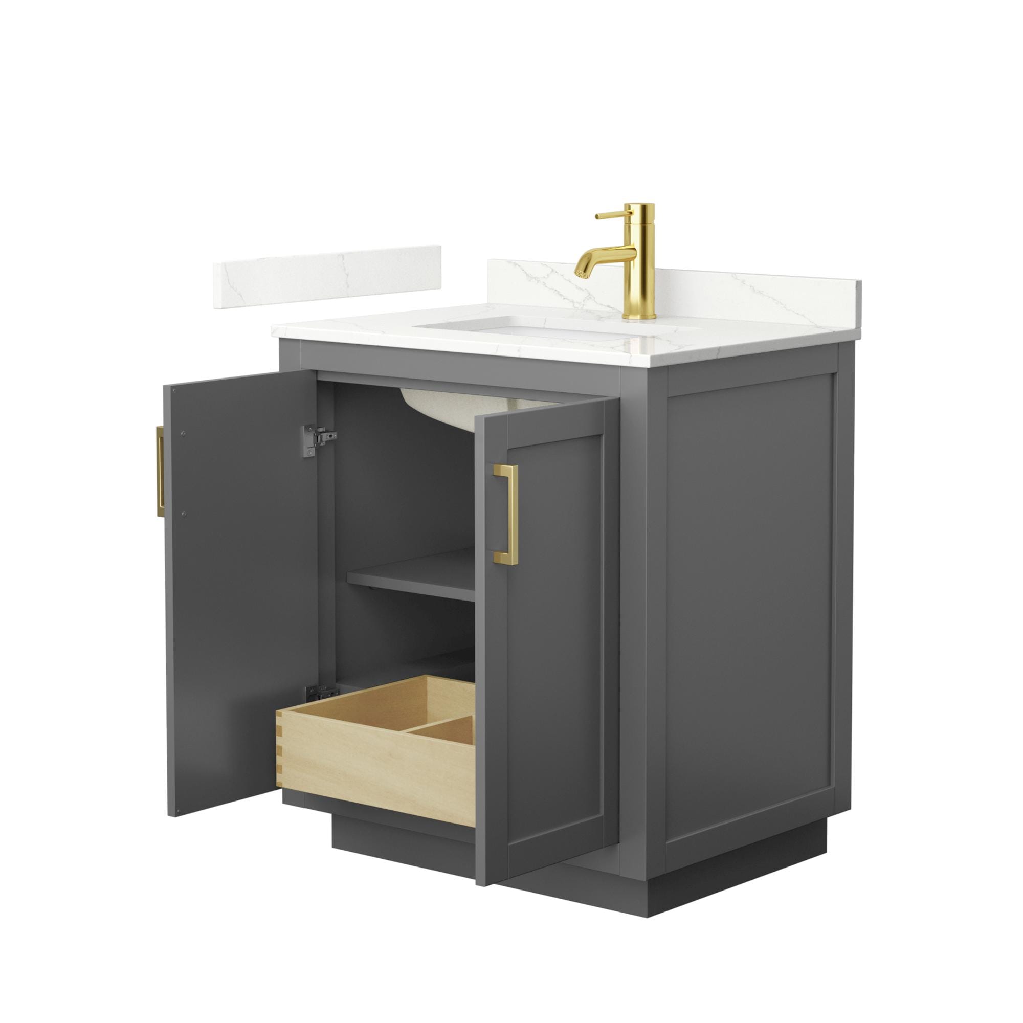 Wyndham Collection WCF292930SGGGTUNSMXX Bath-Vanity-Combo - View #3