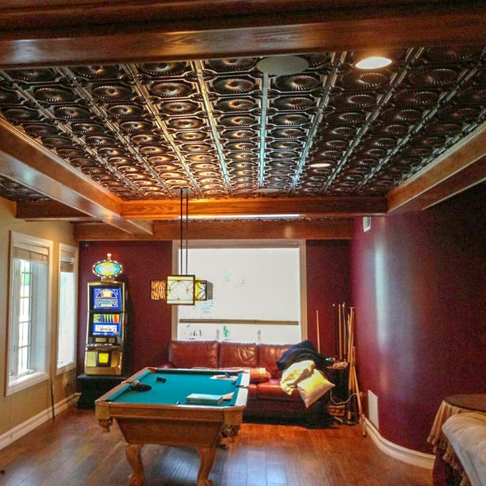 From Plain to Beautiful in Hours 106AC-24X24-10 Ceiling-Tile - View #4