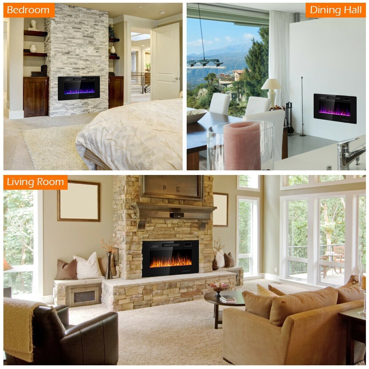 Clihome CWCH-EPA24703 Electric-Fireplaces - View #11