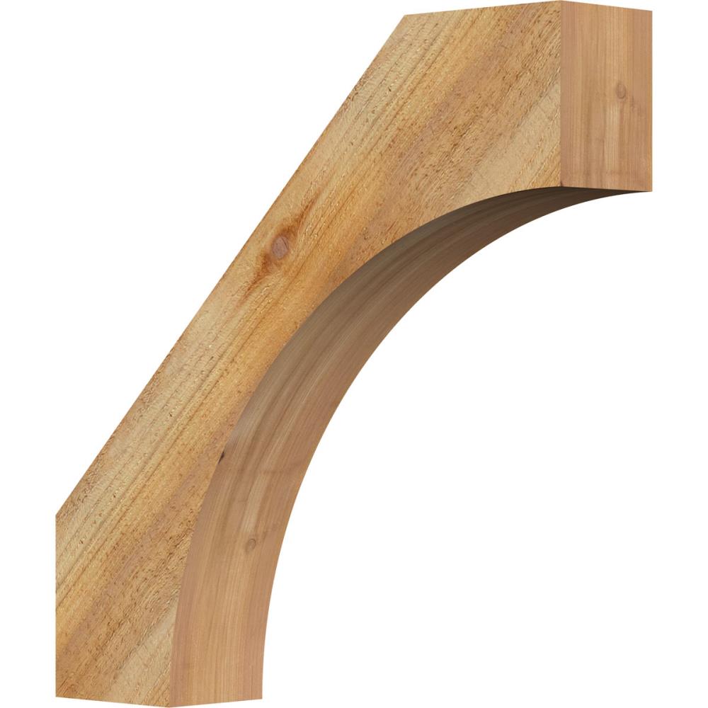 Ekena Millwork BRC04X20X20WTL00RWR 4-in x 20-in x 20-in Western Red Cedar Wood Westlake Tough Sawn Knee Brace