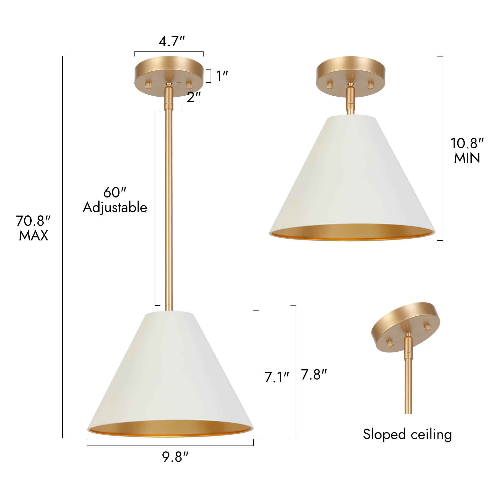 ZEVNI L3QIY2Q3W5379SV9 Pendant-Lights - View #5