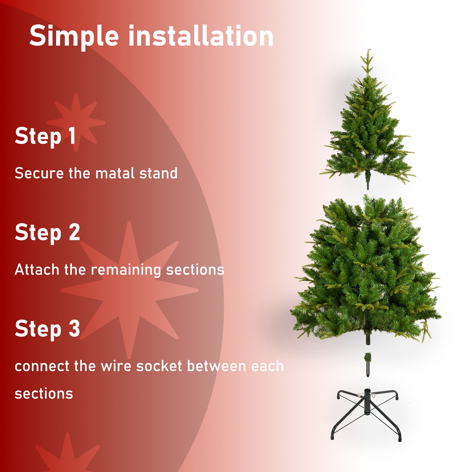 Bybafun YA7200004 Artificial-Christmas-Trees - View #4
