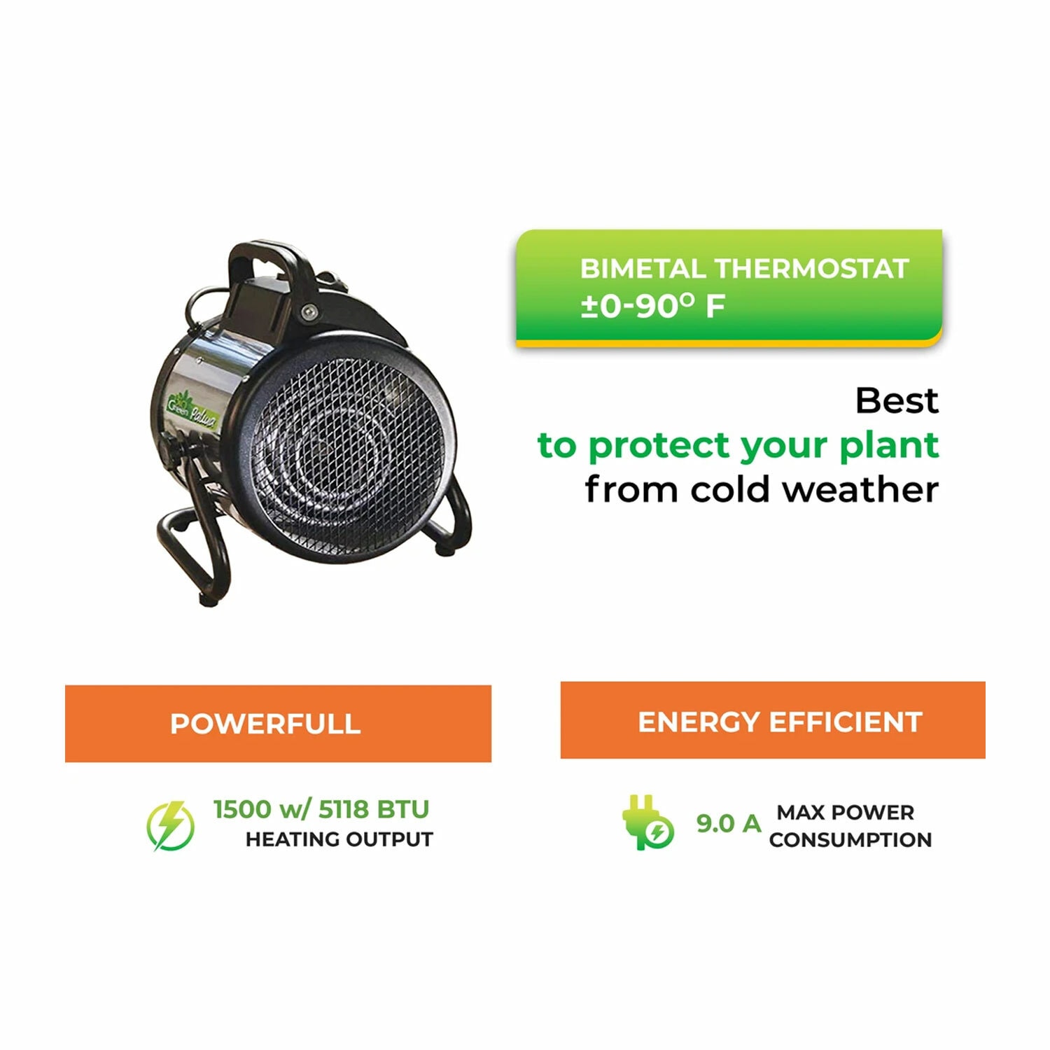 Bio Green 197645 Portable-Electric-Heat - View #4