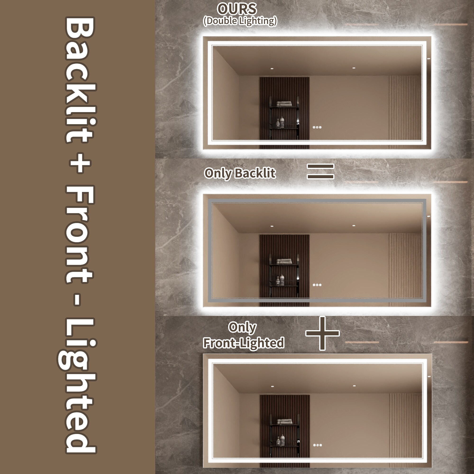 Bayfeve BFXB-11S3672-MIR Framed-Bath-Mirrors - View #8