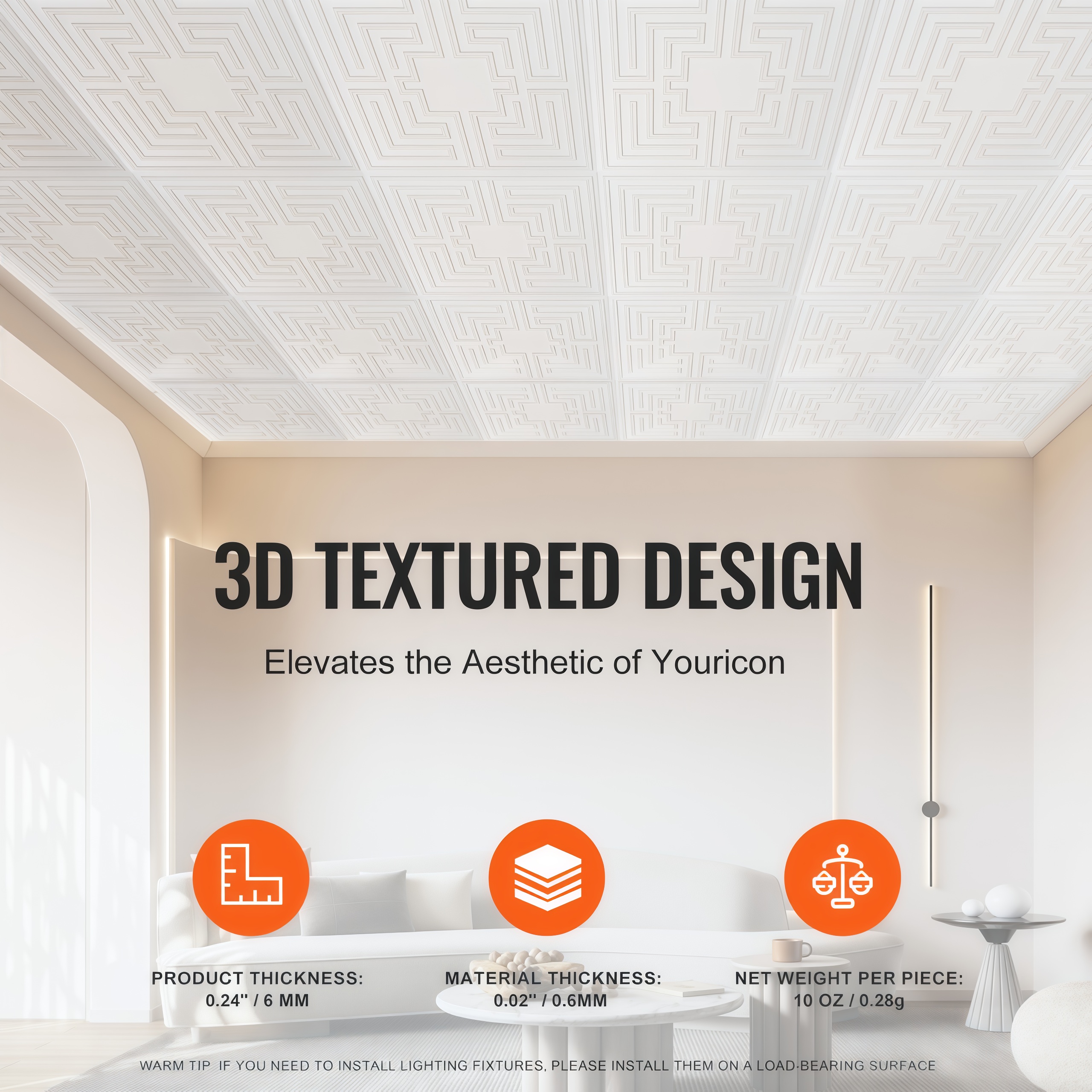 Numhew NHSEAN6549 Ceiling-Tile - View #4