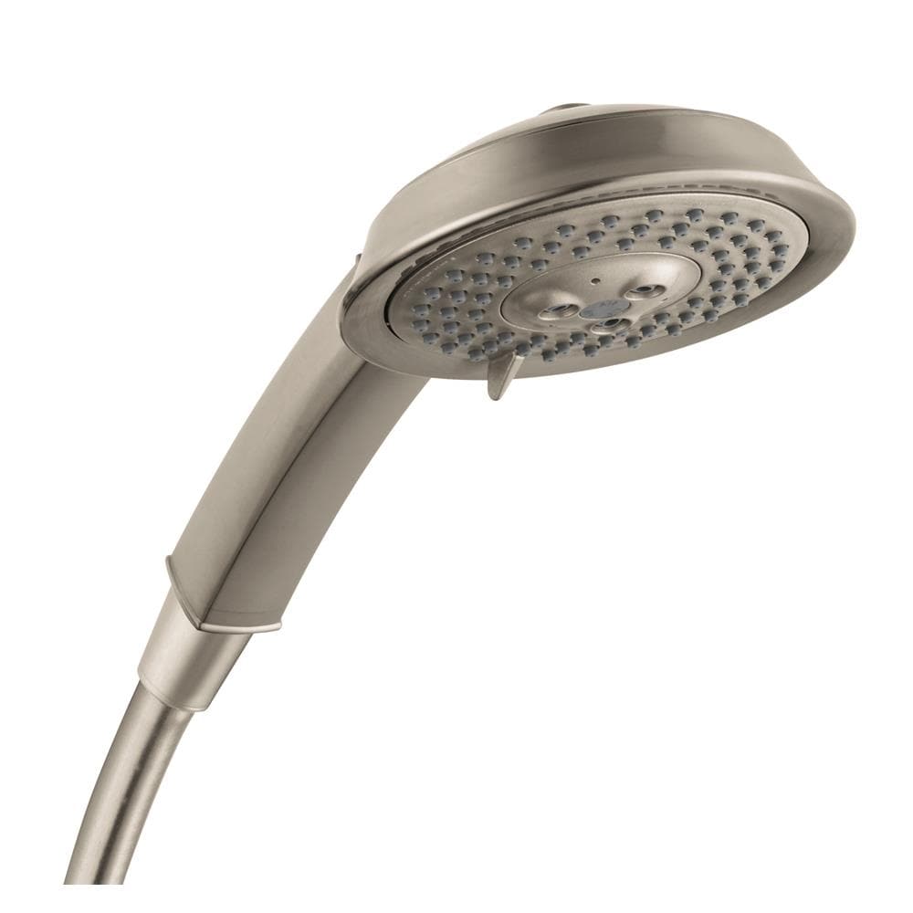 Hansgrohe 28548821 HG 3.0 -Spray Brushed nickel Round Handheld Filtered Shower Head 2.5 GPM