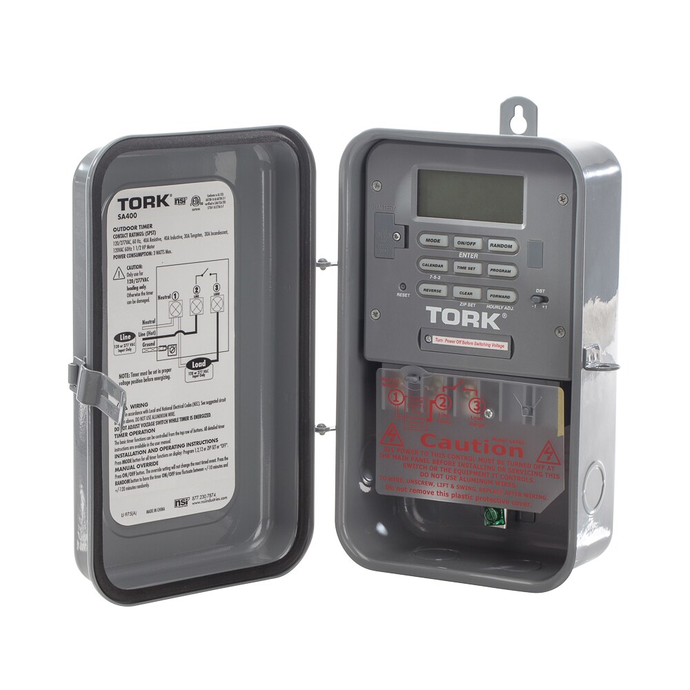 TORK 806A 24 Hour Mechanical Outdoor Timer W/Stake for Landscape