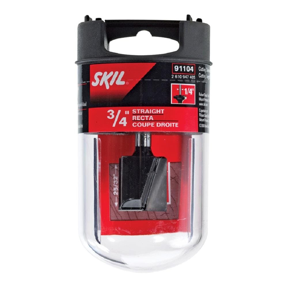 SKIL 3/4-in Carbide-Tipped Straight Router Bit in the Straight ...