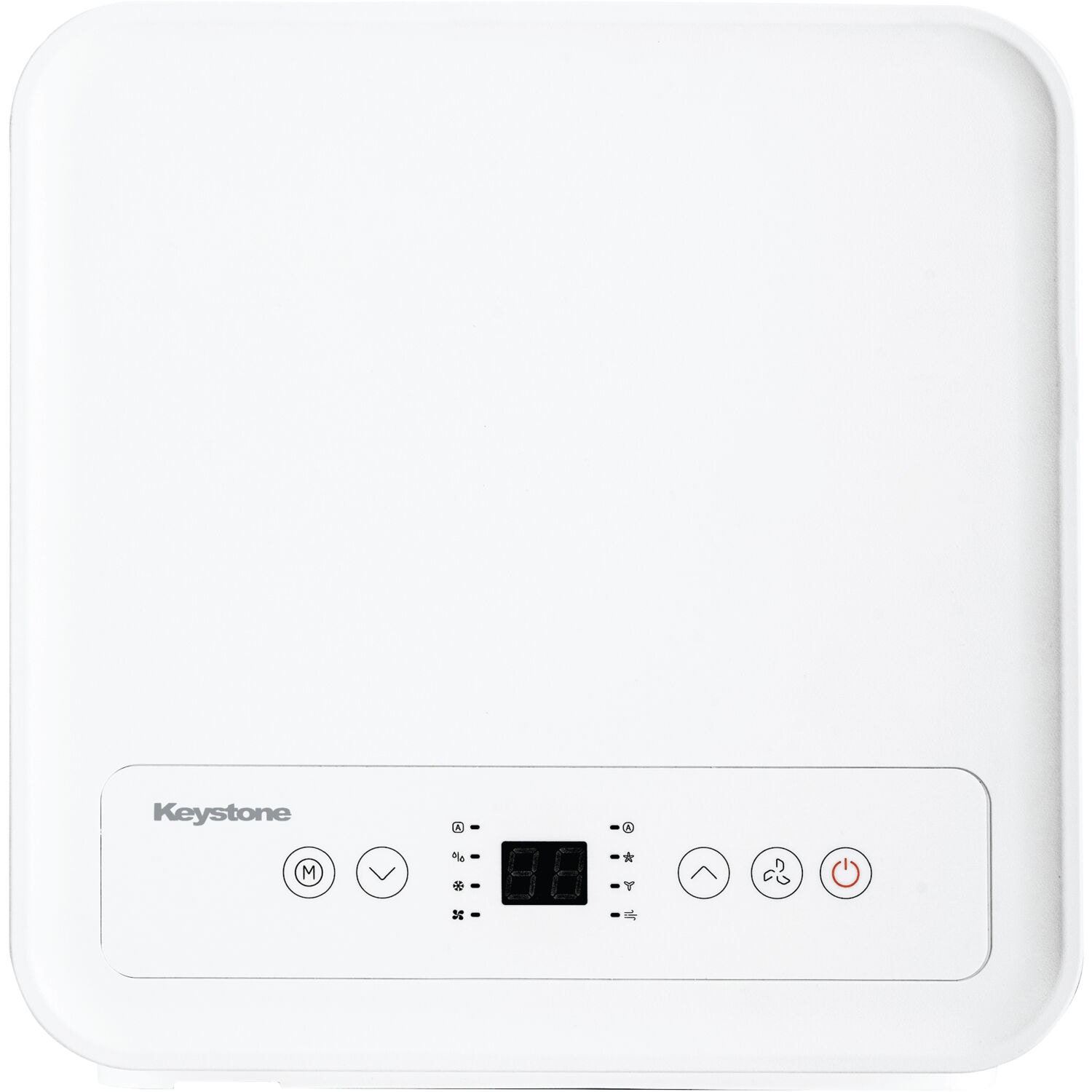 Keystone White Portable Air Conditioner with Remote and Sleep Mode