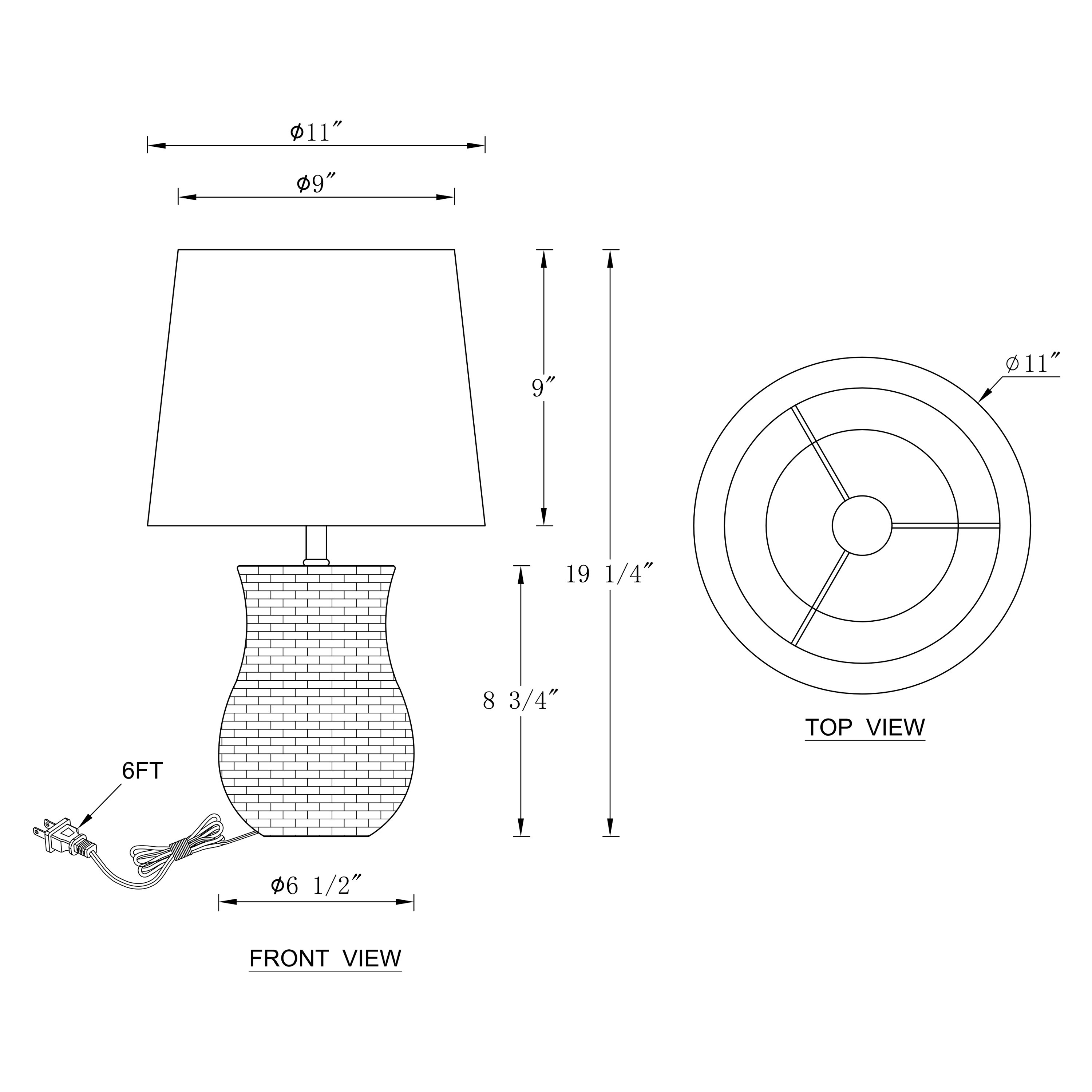 C Cattleya LCA2677-TGR Table-Lamps - View #5