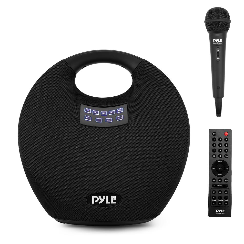  525 Portable Wireless Bluetooth Streaming Speaker With Wired Microphone  Remote 220 Watt