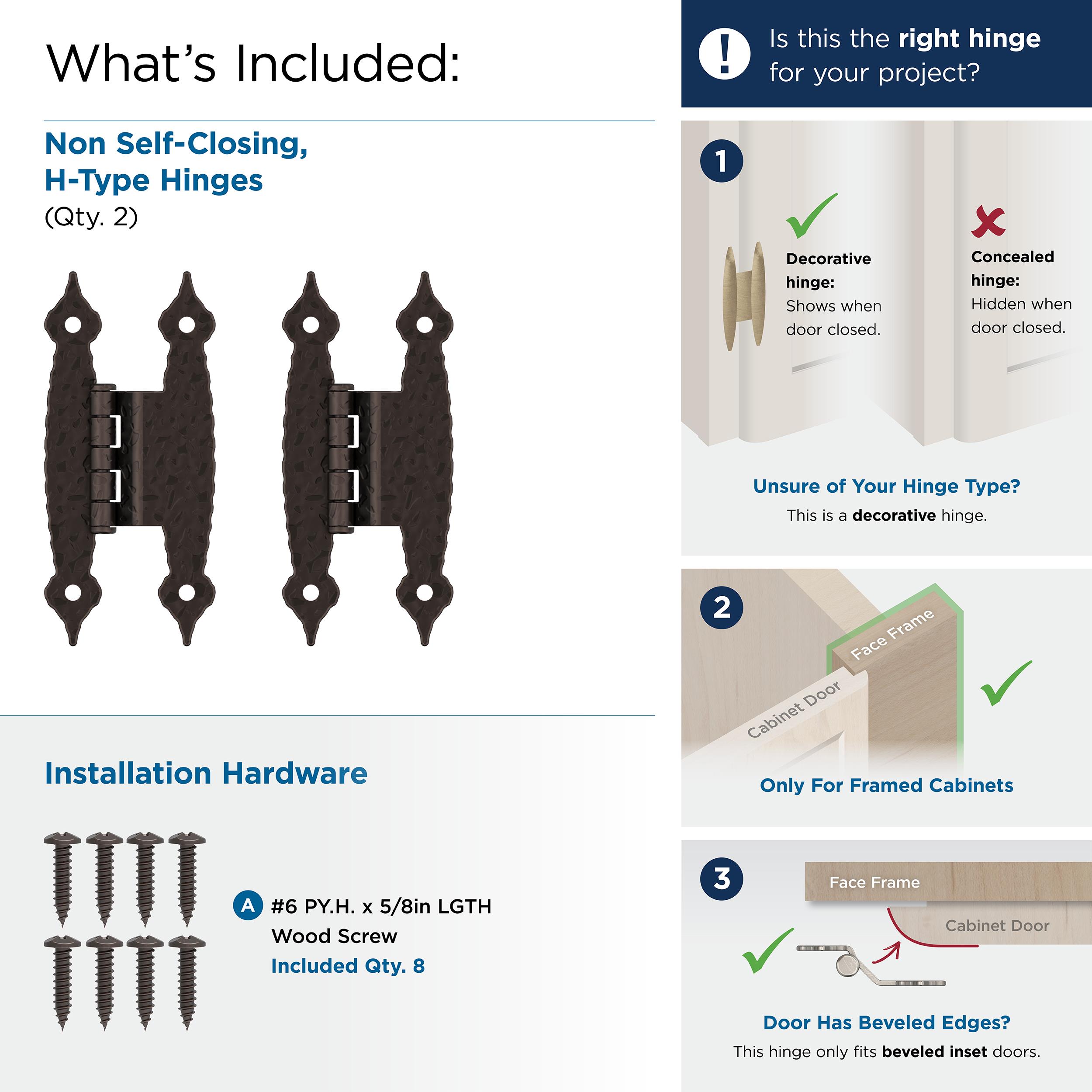 Amerock BPR3406ORB Cabinet-Hinges - View #4
