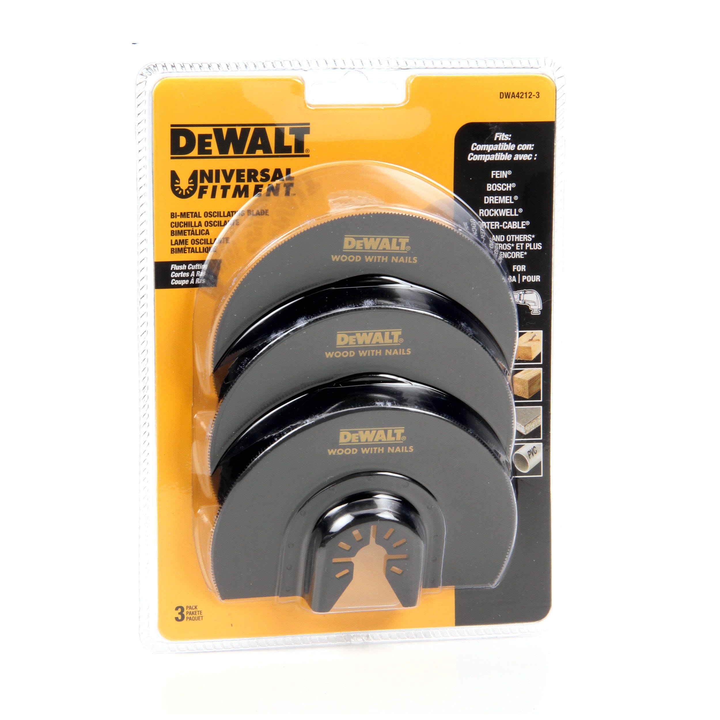 DEWALT Titanium Nitride Coated Hss Oscillating Tool Blade In The ...