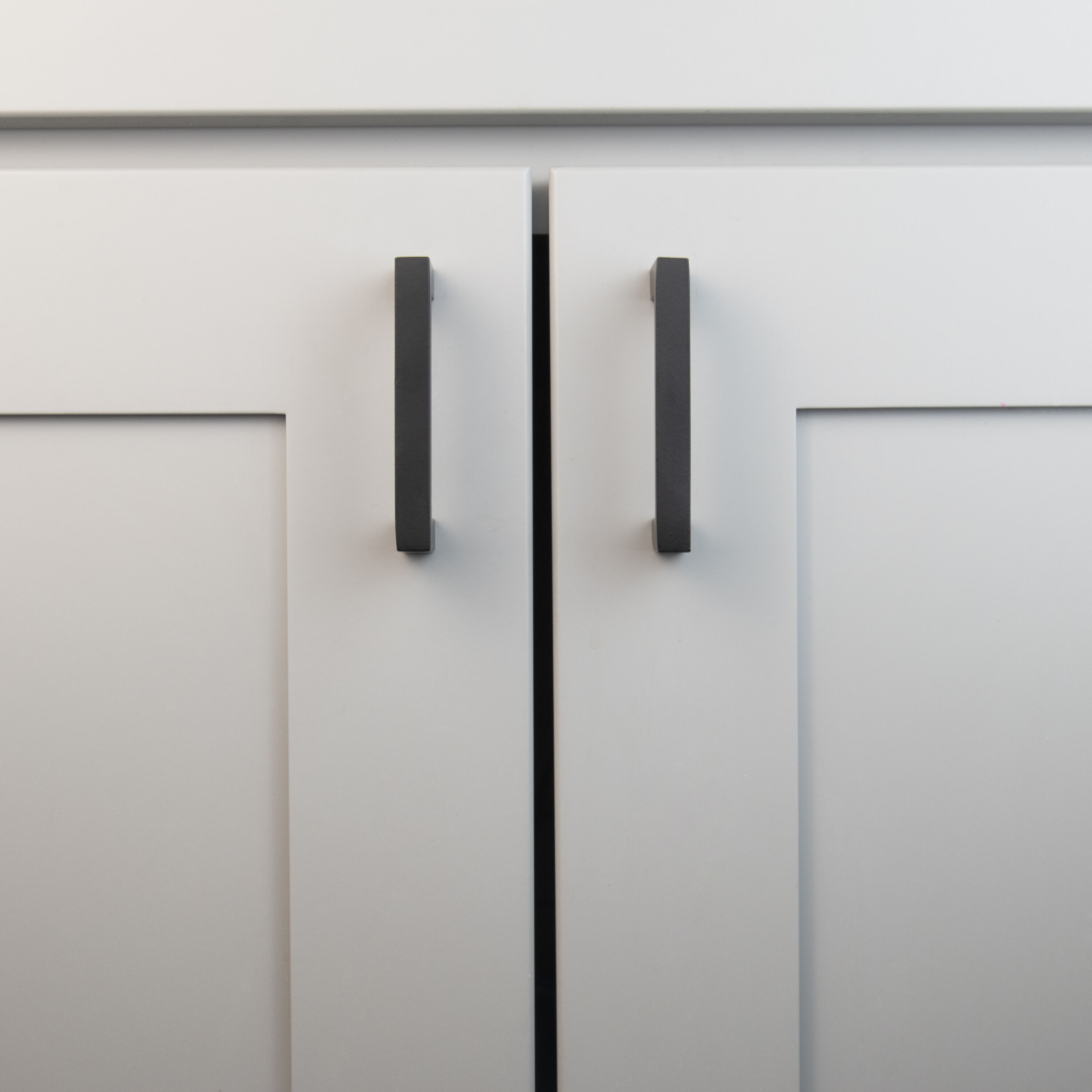 Matte Black Modern 3-Inch Bar Pull Handle Set