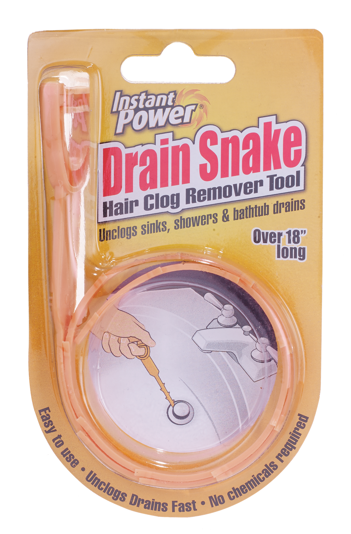 Vastar 3 Pack 25 Inch Drain Snake Hair Drain Clog Remover Cleaning