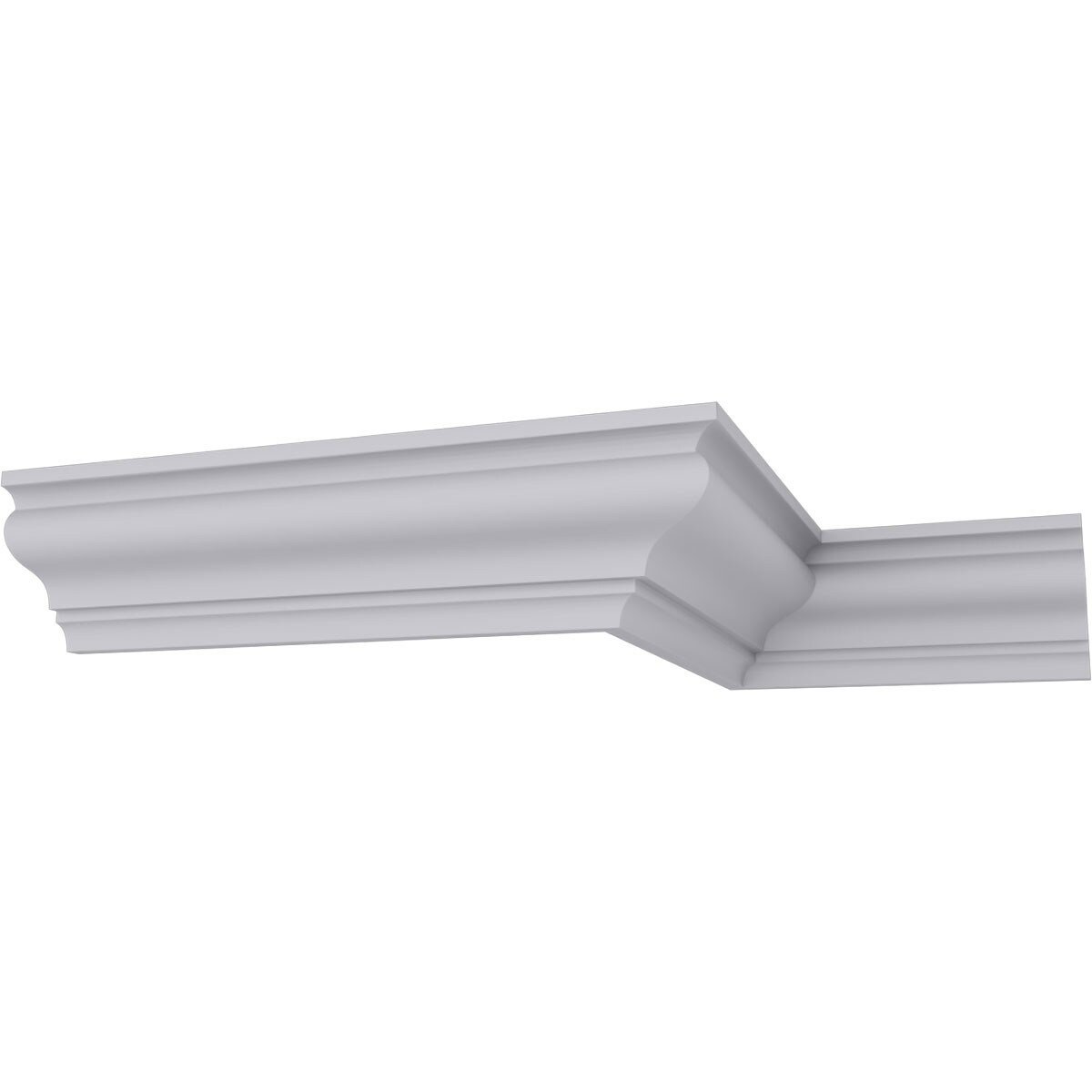 Ekena Millwork 686269 2-1/8-in T x 2-1/2-in W x 7-ft 10-1/2-in L Primed Urethane 686269 Crown Moulding 12 -Pack