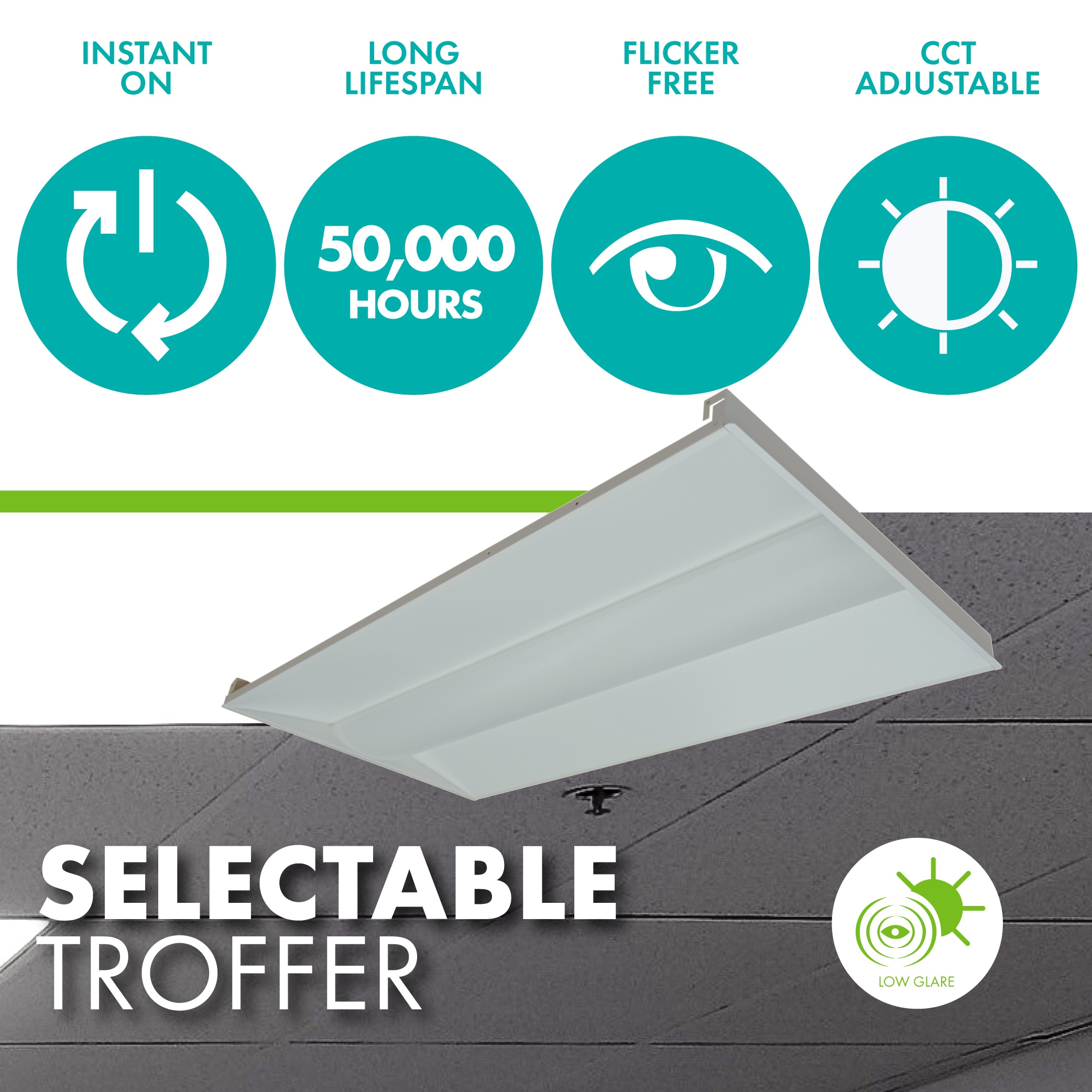 Simply Conserve L3445TF243550DADJ2PK troffers - View #3