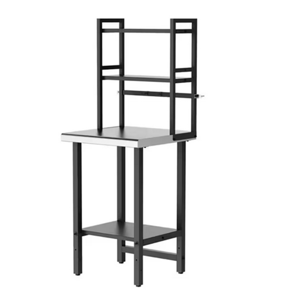 Outopee LO1G47000574 Stainless steel Steel Base with Stainless steel Metal Top Prep Table ( 24-in x 24-in x 63-in )