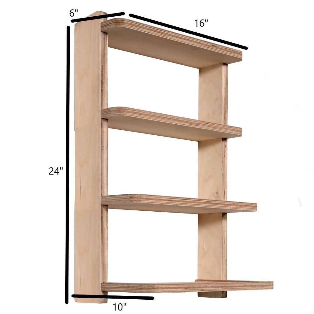 SHEDorize 3 Tier Wall Shelf - 16 x 48