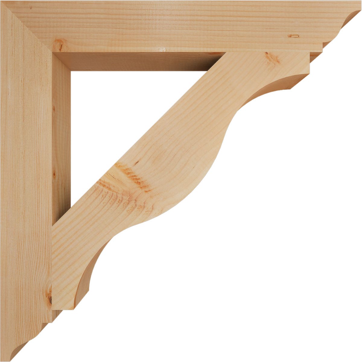 Ekena Millwork BKT04X28X28FST01SDF Exterior-Brackets-Braces - View #3