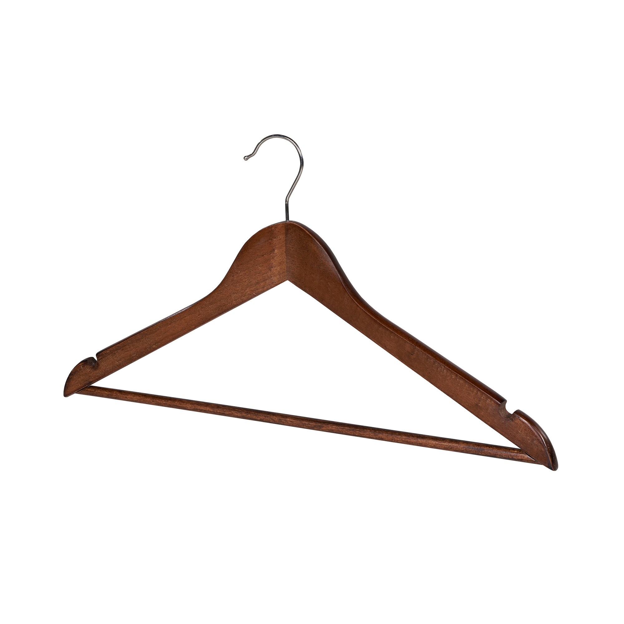   Basics Wood Suit Clothes Hangers, 30-Pack, Natural :  Home & Kitchen