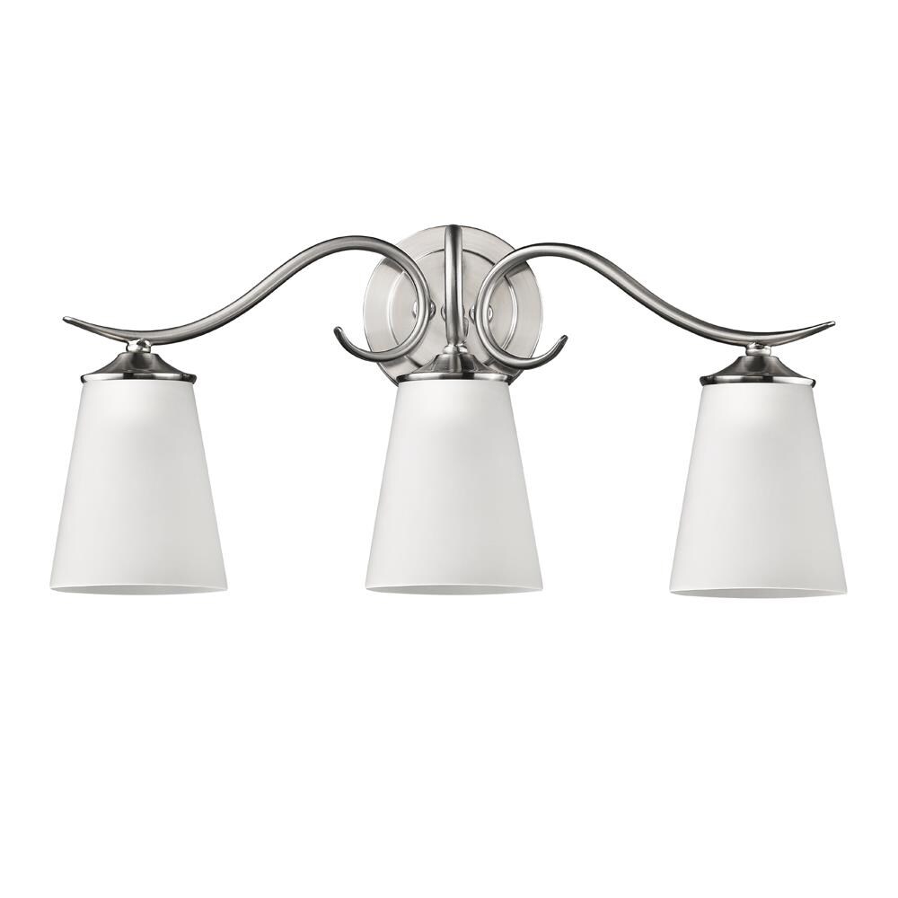 Acclaim Lighting IN41252SN Genevieve 22-in 3-Light Satin Nickel Transitional Vanity Light