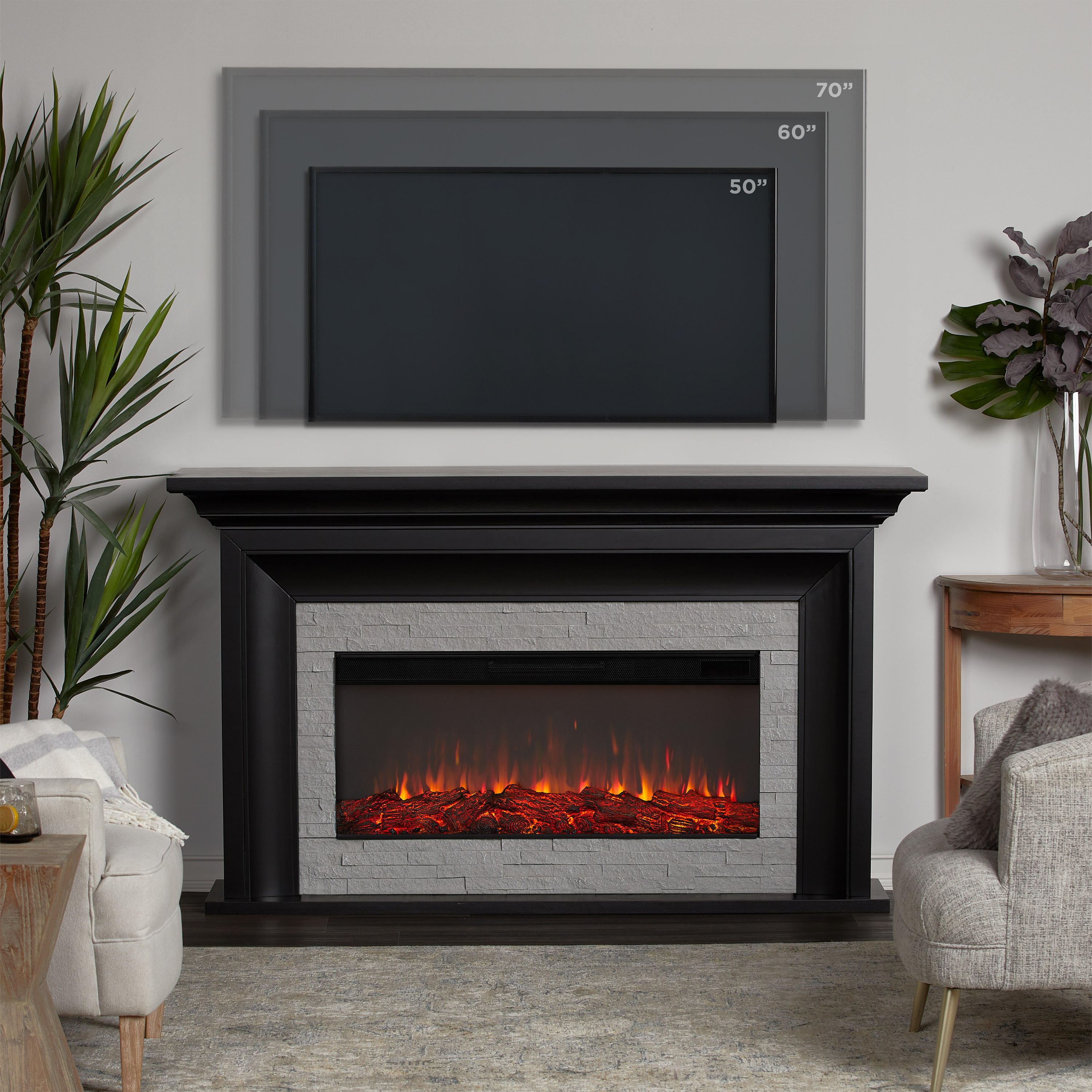 Real Flame 4830E-BLK Electric-Fireplaces - View #3