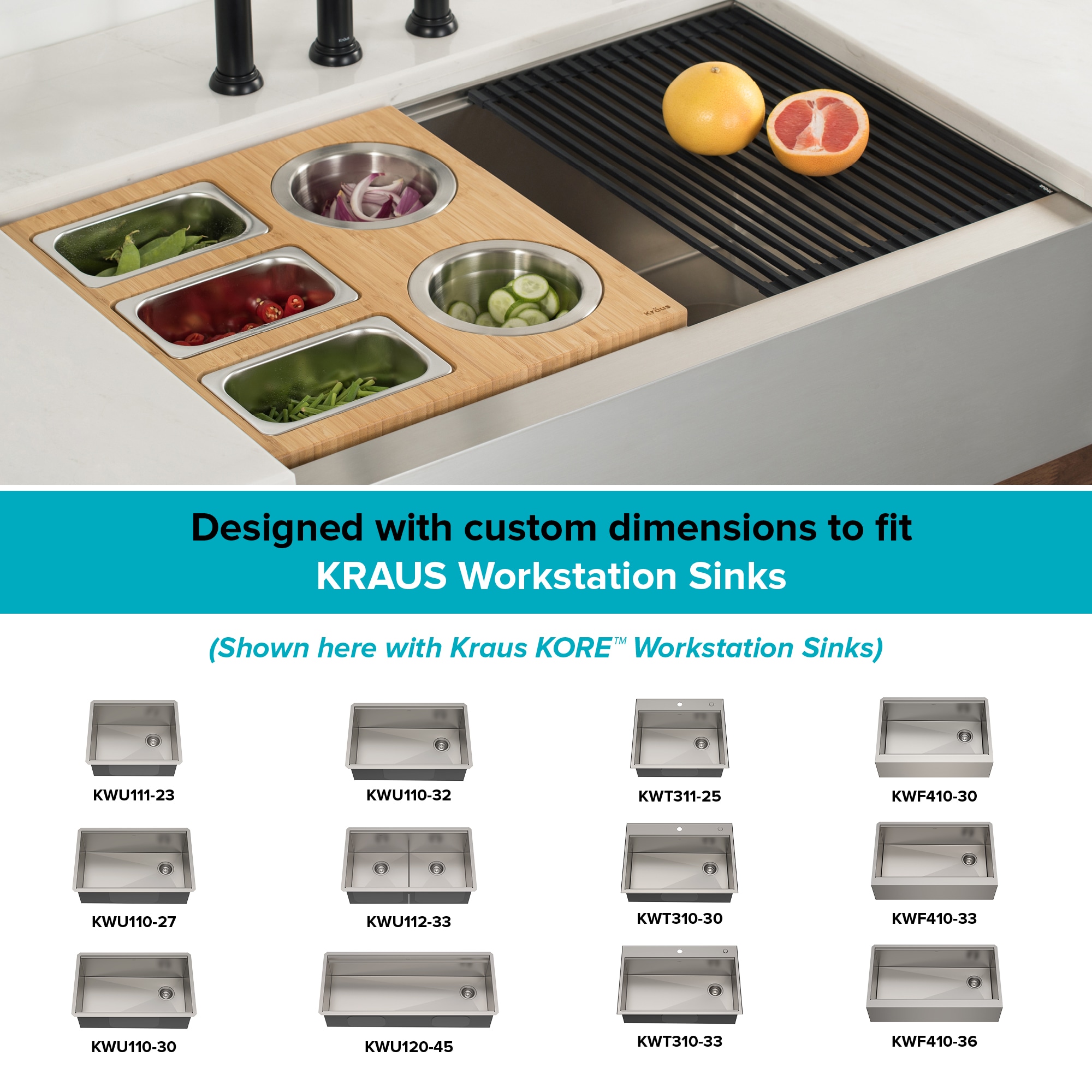 Kraus KSC-1006BB Kitchen-Sink-Accessory-Kits - View #3